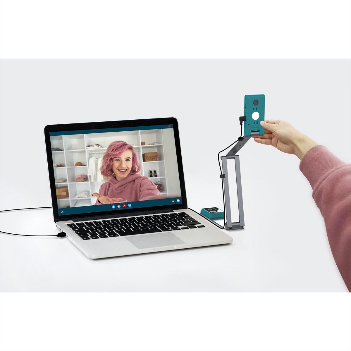 Iris by Canon IRIScan Visualizer 7 Scanner, (USB-Dokumentenkamera und mobiler Scanner, 464412)
