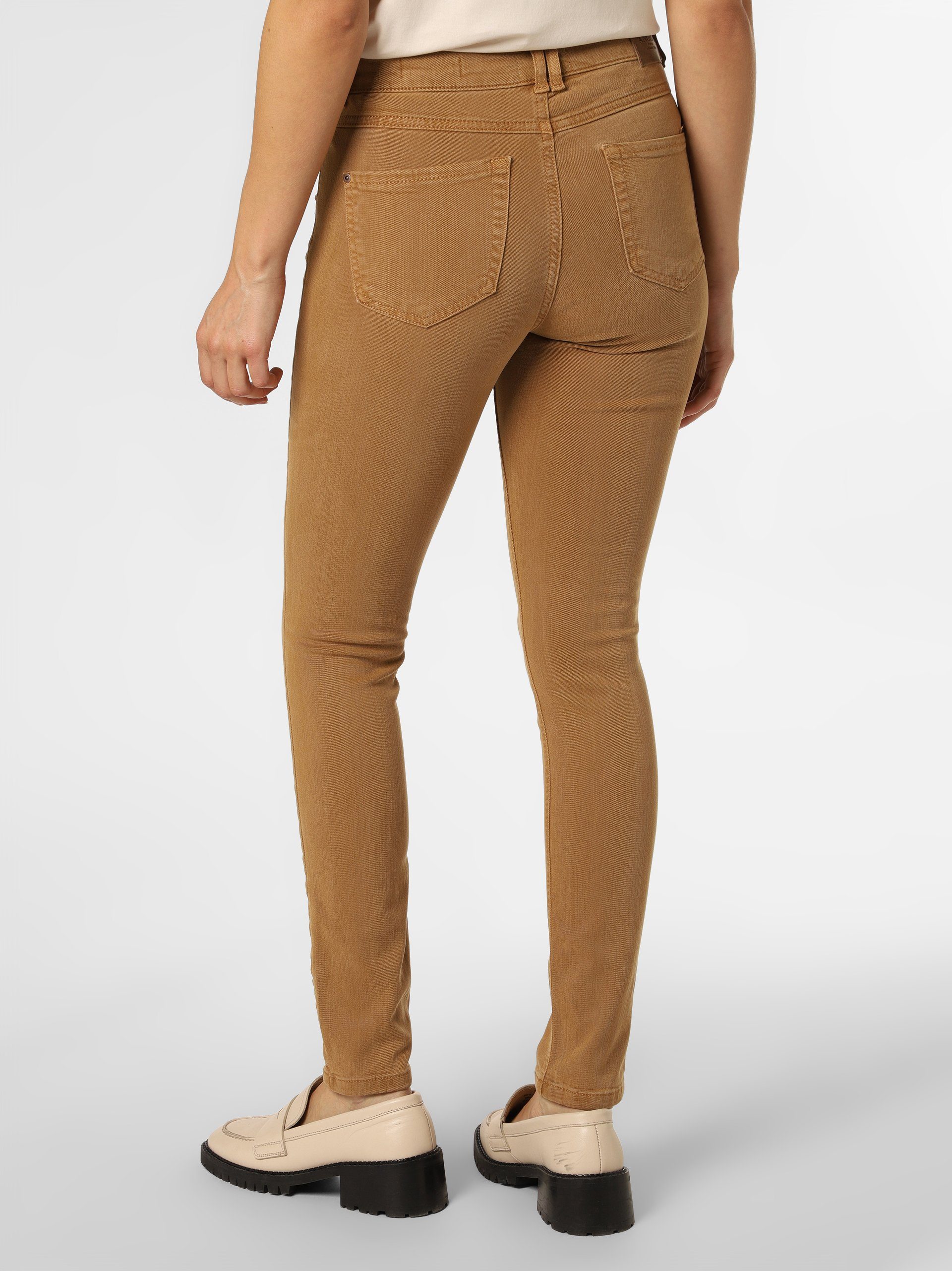 nougat ANGELS Button Skinny-fit-Jeans Skinny