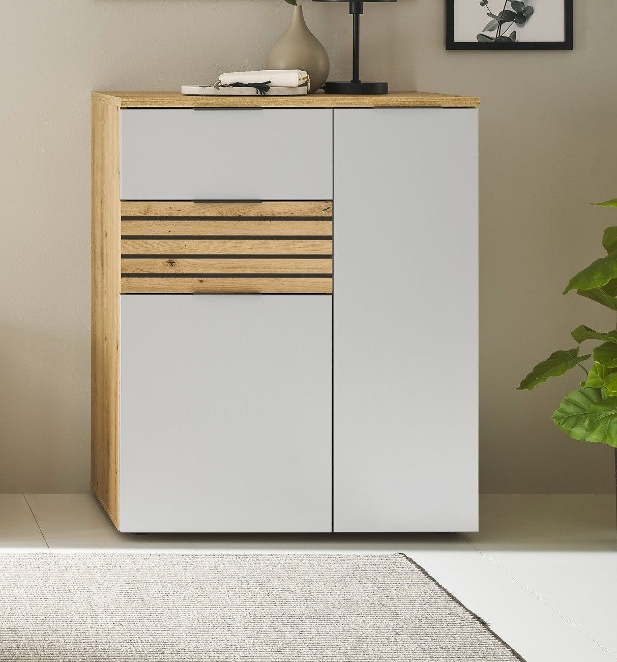 PREISBRECHER Schuhschrank Melisande 85 x 103 x 38 cm (B/H/T)