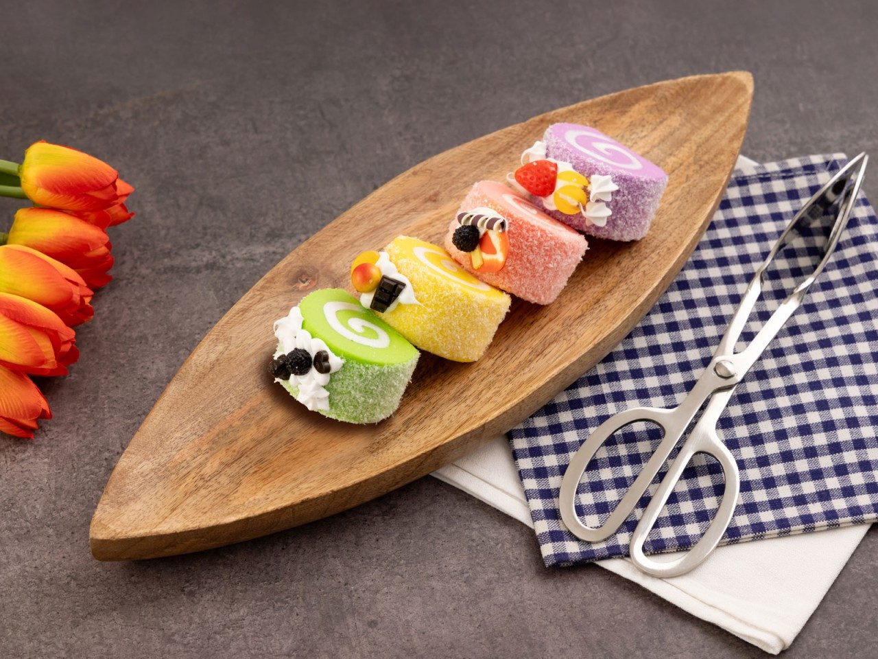 tinkaro Dekoschale Holzschale B40xH3xT14cm Boot schiffförmig Massivholzholz günstig online kaufen