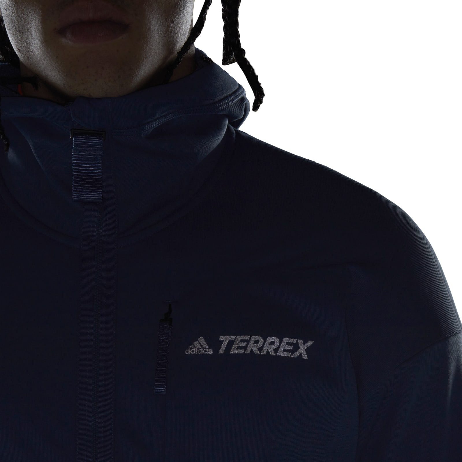 adidas Performance Fleecejacke Terrex Zupahike mit Kapuze stahlblau Herren günstig online kaufen