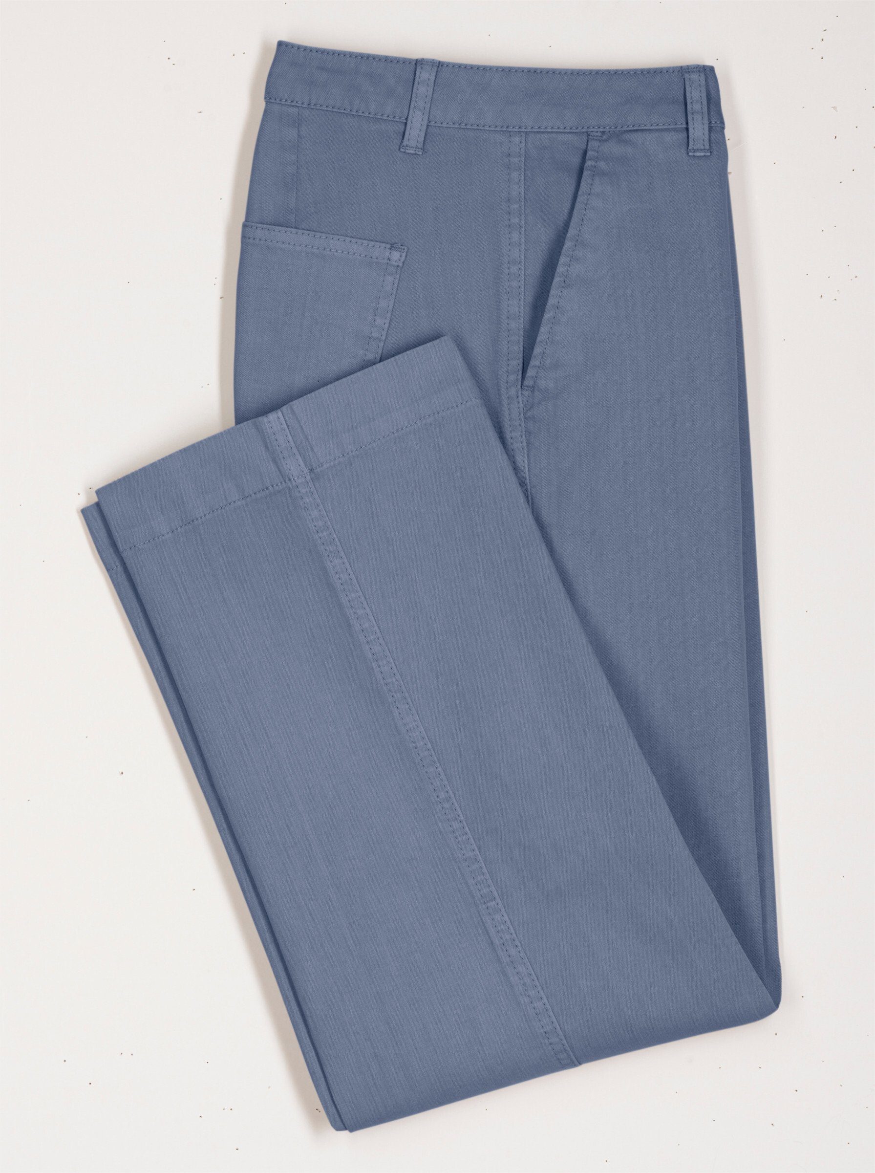 Witt Bequeme Jeans Jeans-Culotte komfortabel aus weichem Twill, knöchellang