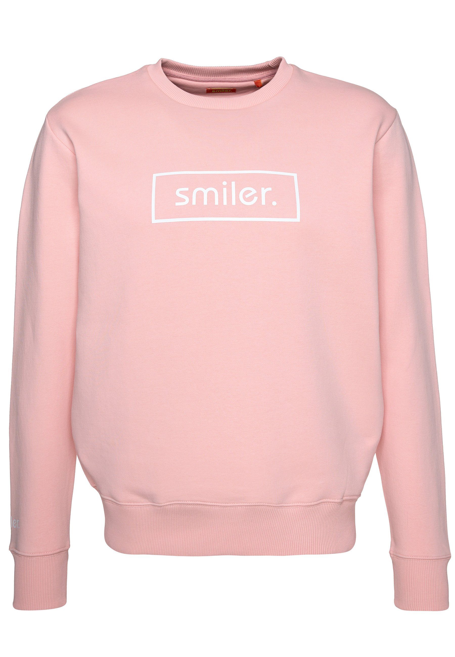 smiler. Fleecepullover Cuddle. altrosa