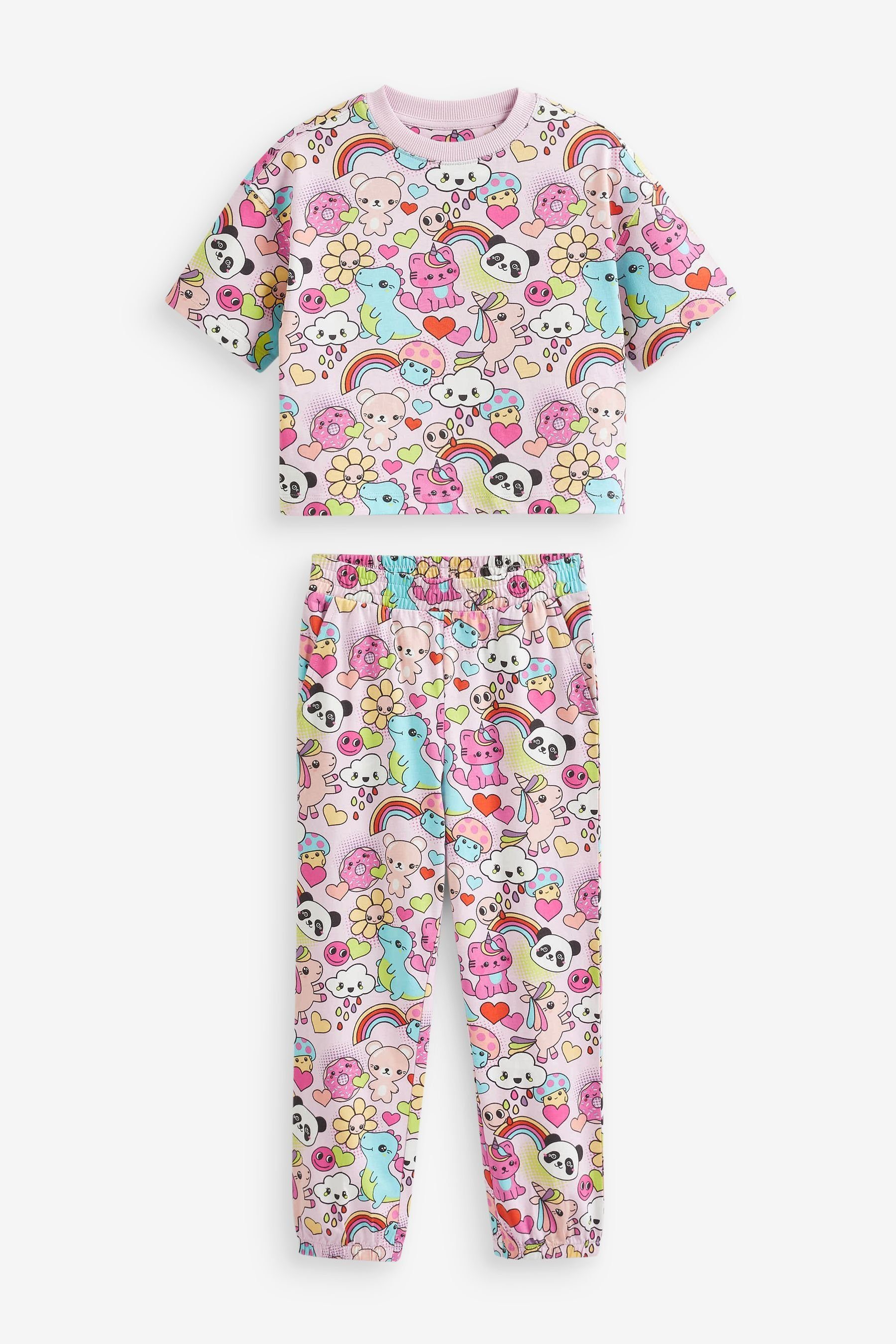 3er-Pack (6 mit Next Character Bright Jogginghose, Schlafanzug tlg) Pyjama