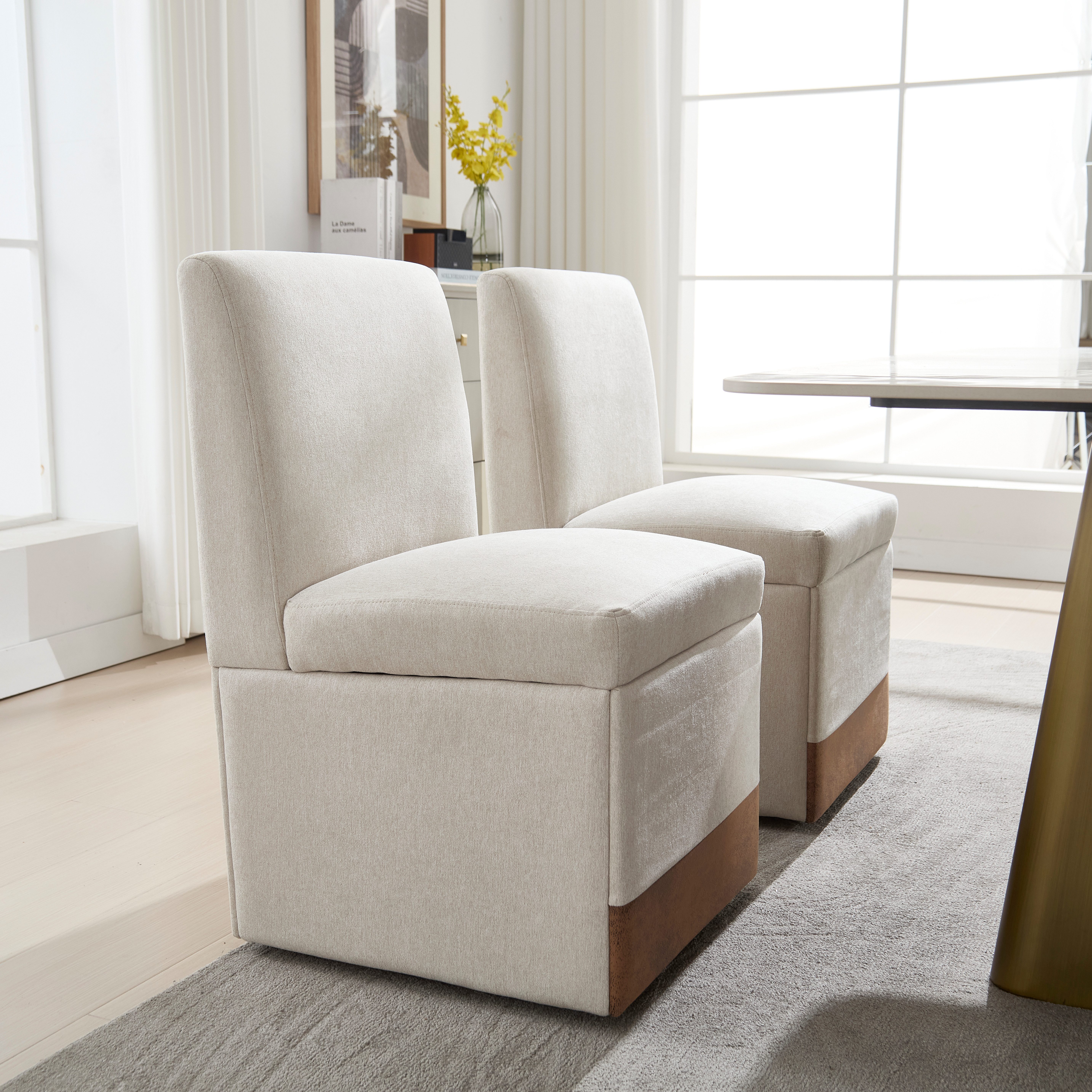 Yorbay Esszimmerstuhl 2er Set Drehbar Küchenstühle, günstig online kaufen