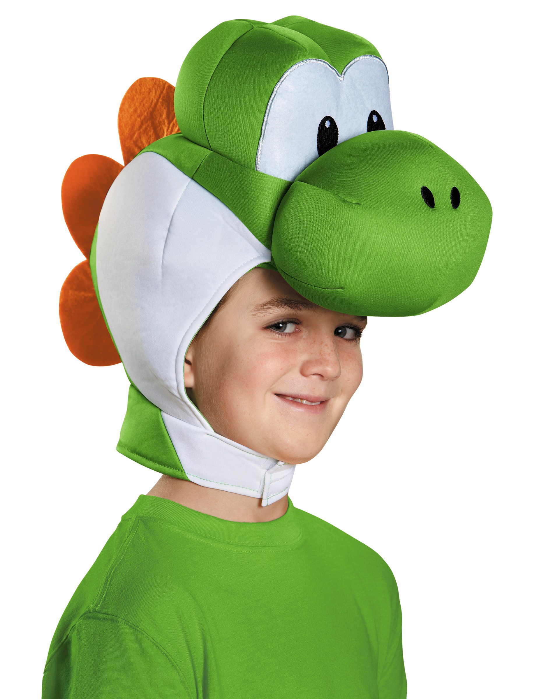 Kostüm Yoshi Mütze für Kinder Nintendo Lizenzartikel grün-weiss-rot