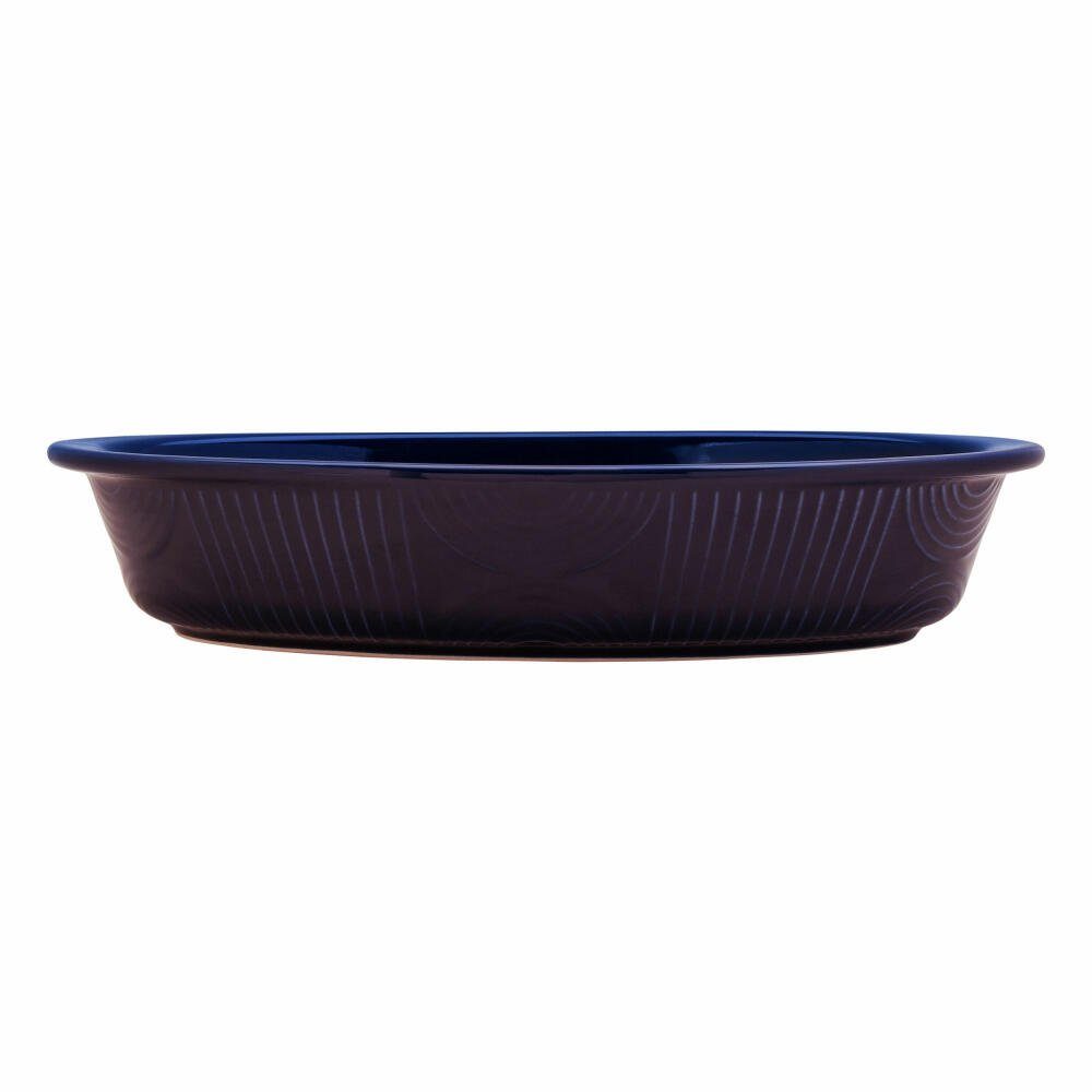 Maxwell & Williams Auflaufform Arc oval Indigoblau, 25 x 16 cm, Keramik