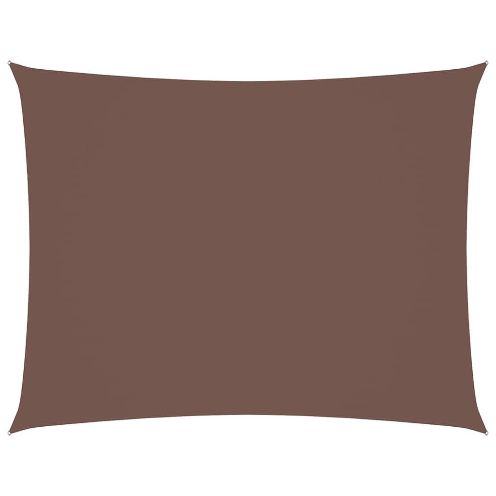 Sonnensegel Sonnensegel Oxford-Gewebe Rechteckig 4x6 m Braun