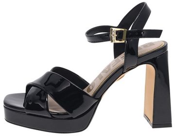 Buffalo CHERRY CROSS Schwarz High-Heel-Stiefelette Vegane Damen Sandalen