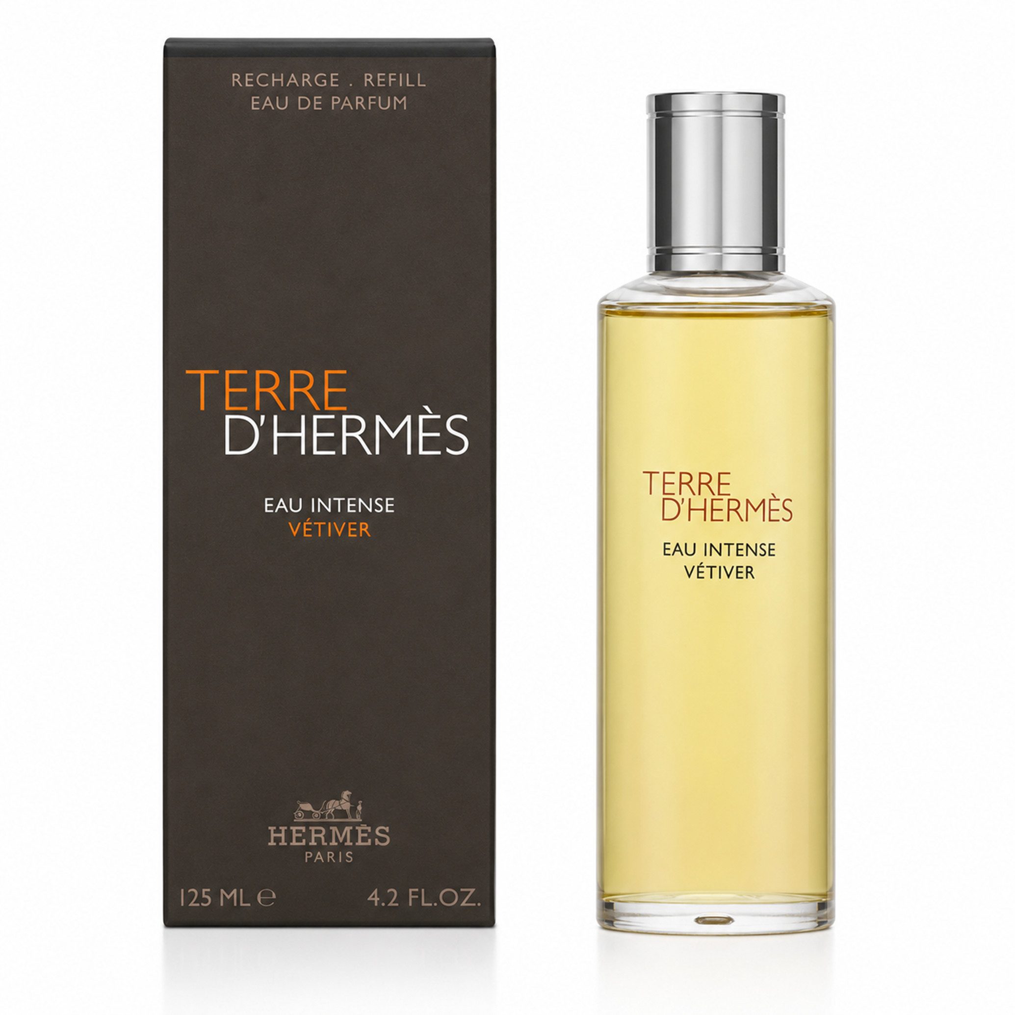 HERMÈS Eau de Parfum Hermes Terre d'Hermes Eau Intense Vetiver Eau de Parfum Refill 125ml