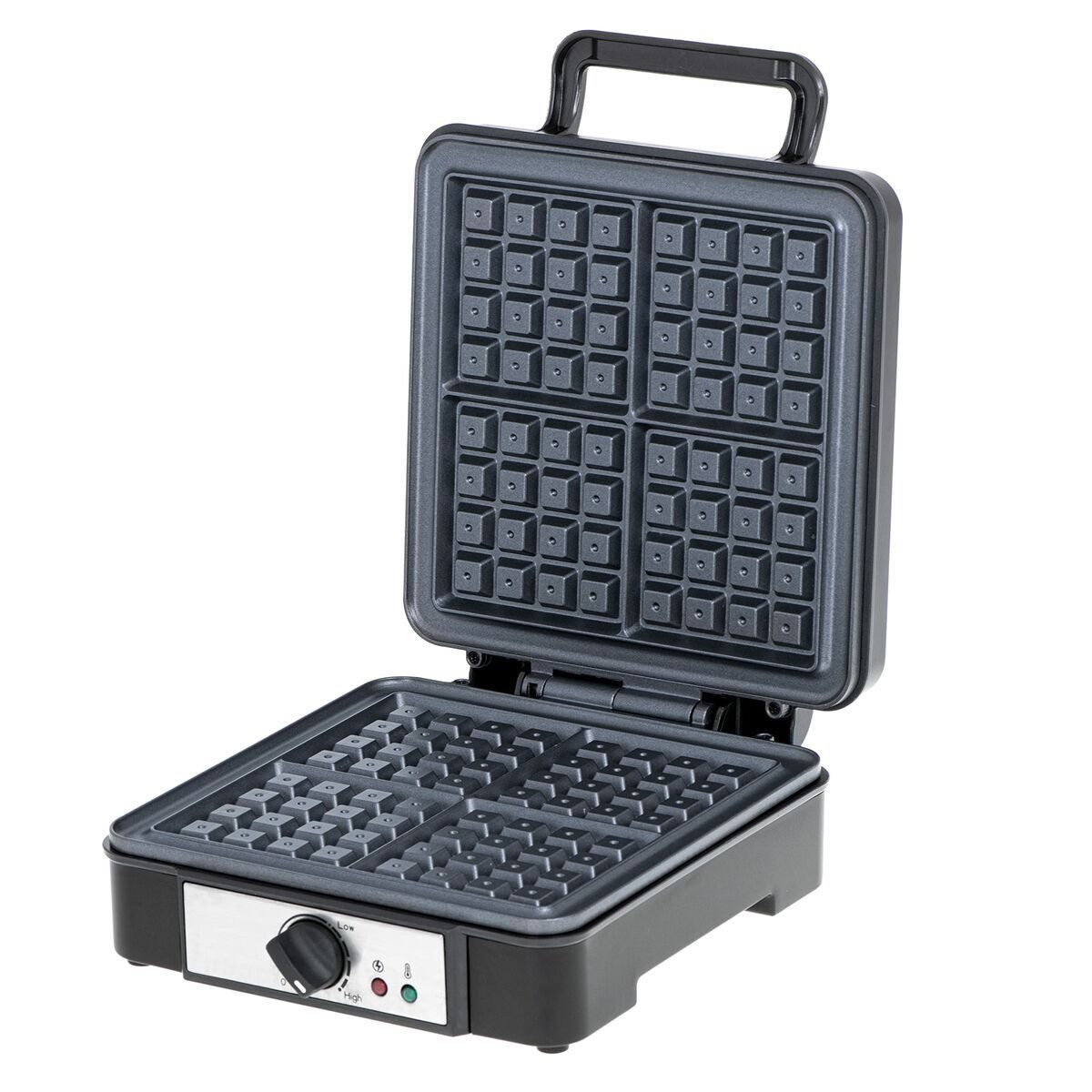 Kontaktgrill Adler Waffeleisen AD 3049 Quadratisch Belgische Waffeln