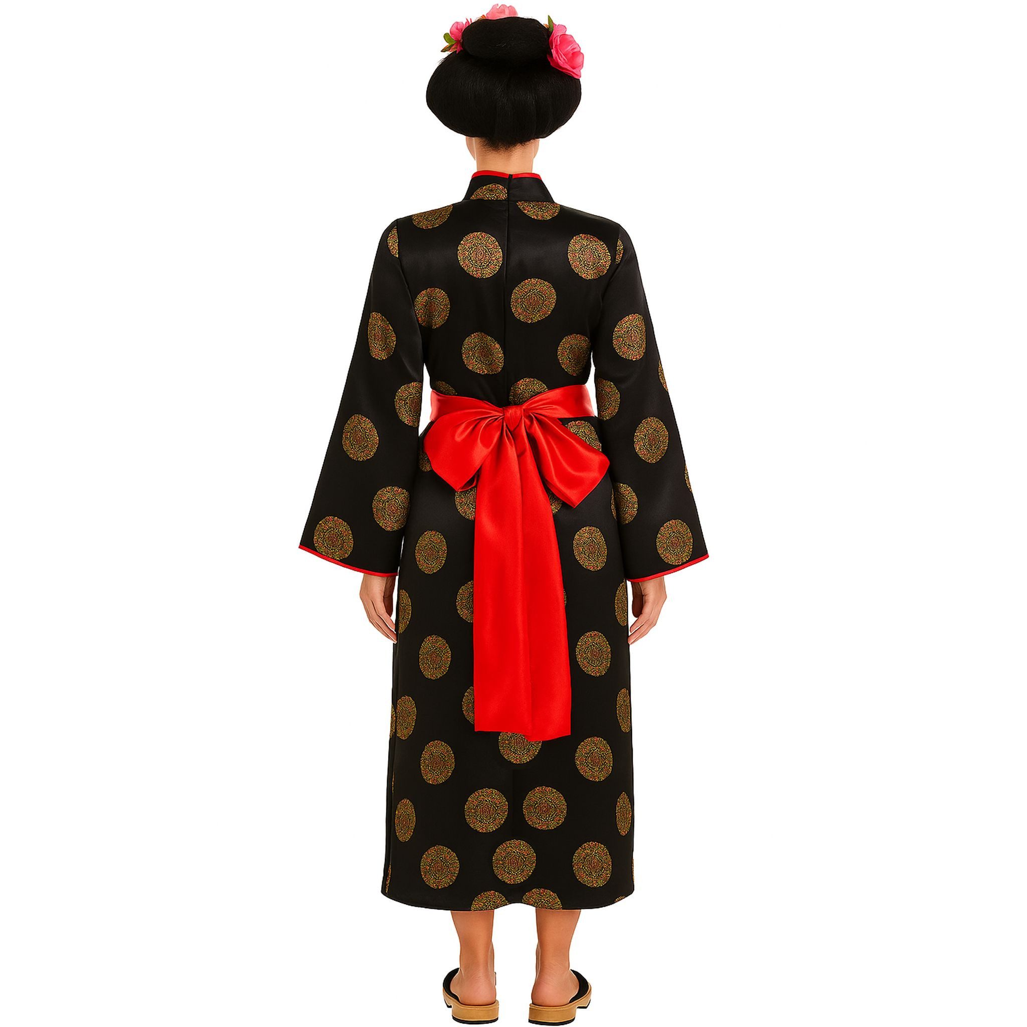 Lipta TDP Kostüm Kimono Kirschblüte Schwarz-Rot Damen günstig online kaufen