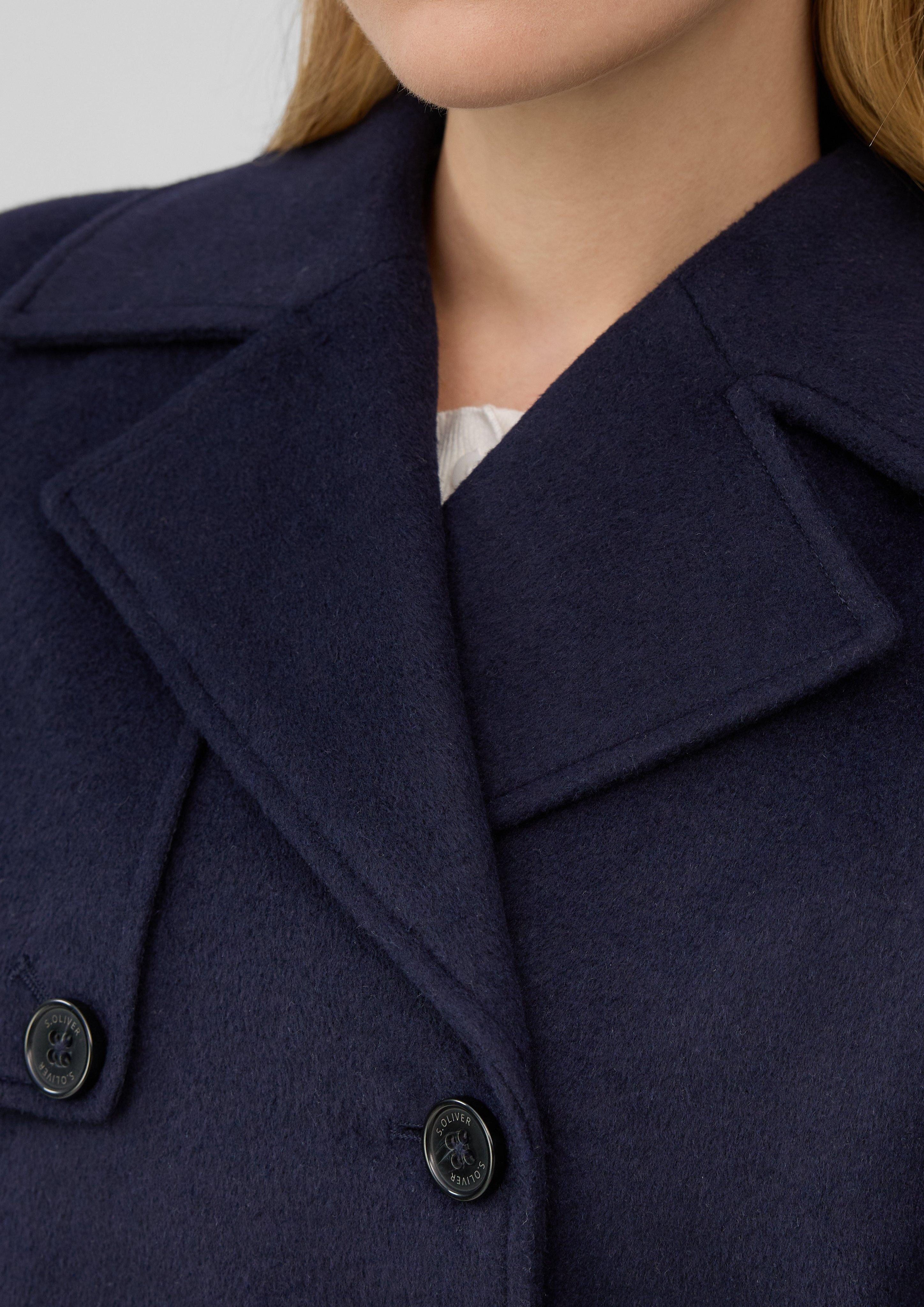 s.Oliver Funktionsjacke Kurze Cabanjacke aus Wollmix günstig online kaufen