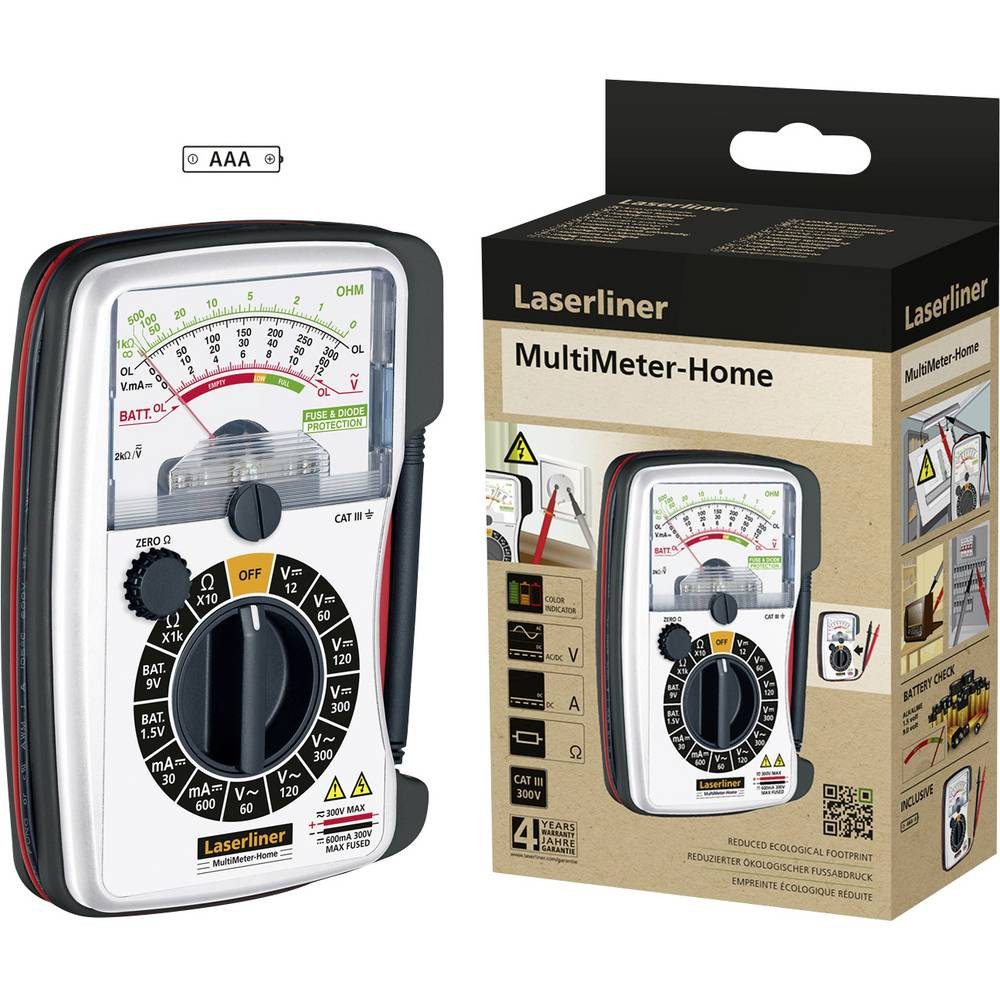 LASERLINER Multimeter MultiMeter-Home Hand-Multimeter 083.030E