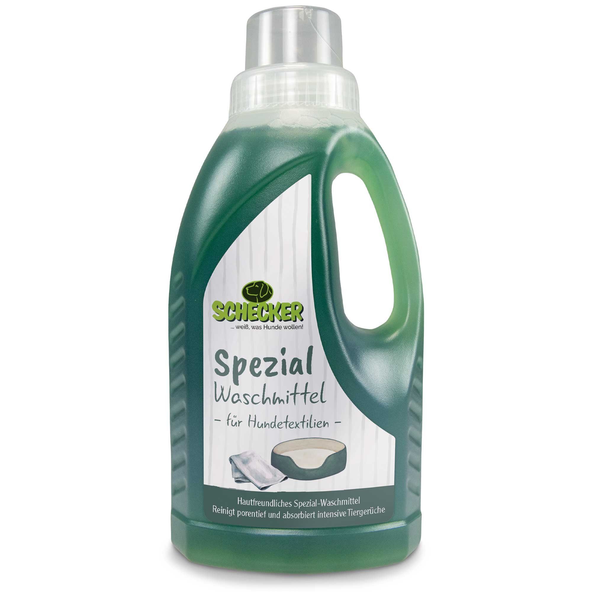 Schecker Spezial Пральний порошок für Hundetextilien Spezialwaschmittel (Spar-Set, [3-St. 2x500ml Speziell auf die Bedürfnisse unserer Hunde abgestimmt)