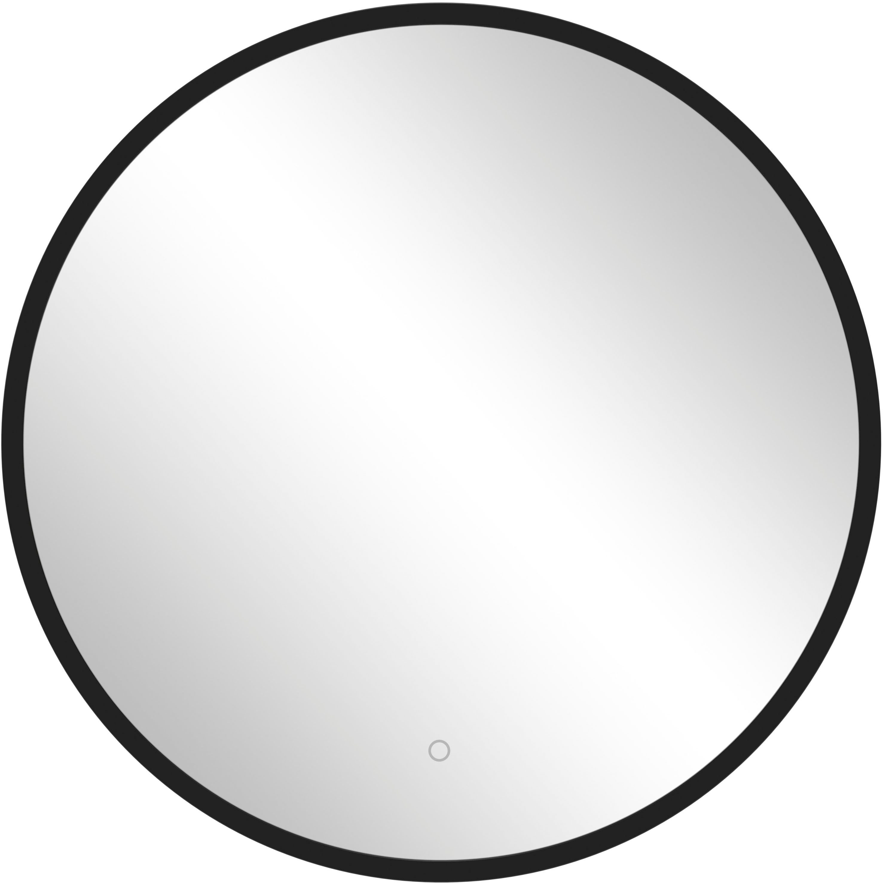 welltime Spiegel York Spiegelpaneel mit Amibientelicht, Universeller Badezimmerspiegel, 60 cm, inklusive Beleuchtung