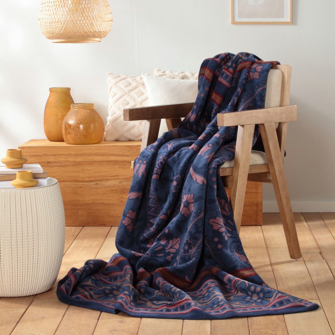 Wohndecke Persian Garden, orientalische Kuscheldecke in 150x200 cm, Biederl günstig online kaufen