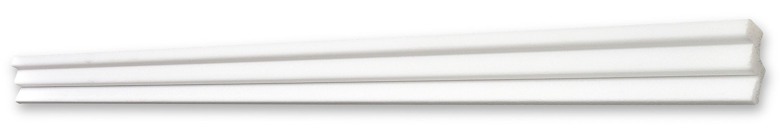 Decosa Zierleiste Deckenleiste ST30 moderne Styroporleiste - 1 Stück (2 m), Kleben, Polystyrol (Styropor)