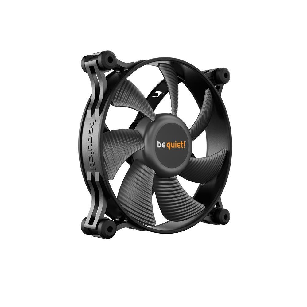 be quiet! Gehäuselüfter Shadow Wings 2 PWM 120mm Black, BL085, Computer PC Gehäuse Lüfter, Fan, leiser Betrieb, schwarz