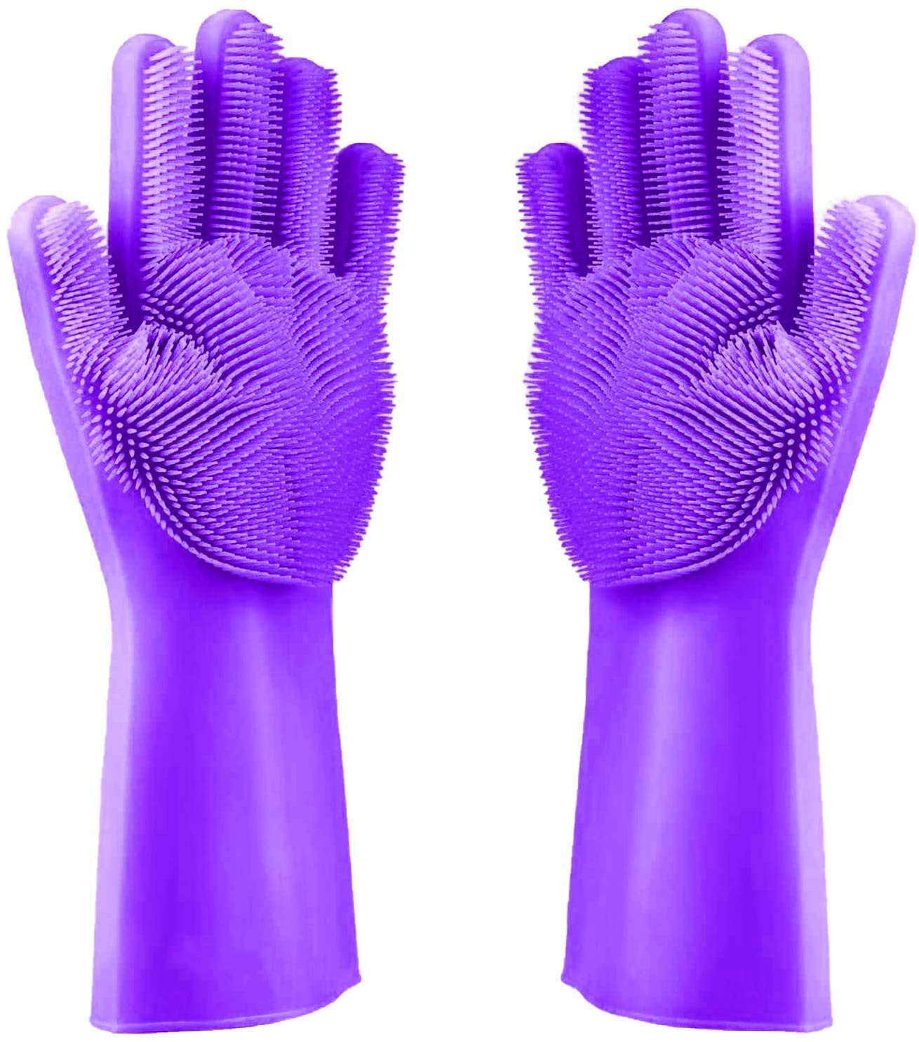 Geschenkehöhle Putzhandschuh Silikon Waschhandschuhe mit Noppen günstig online kaufen