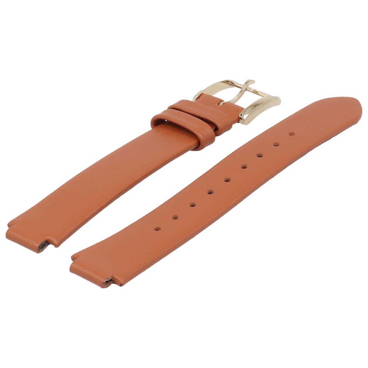 BOSS Uhrenarmband 10mm Leder Braun 659302725 günstig online kaufen