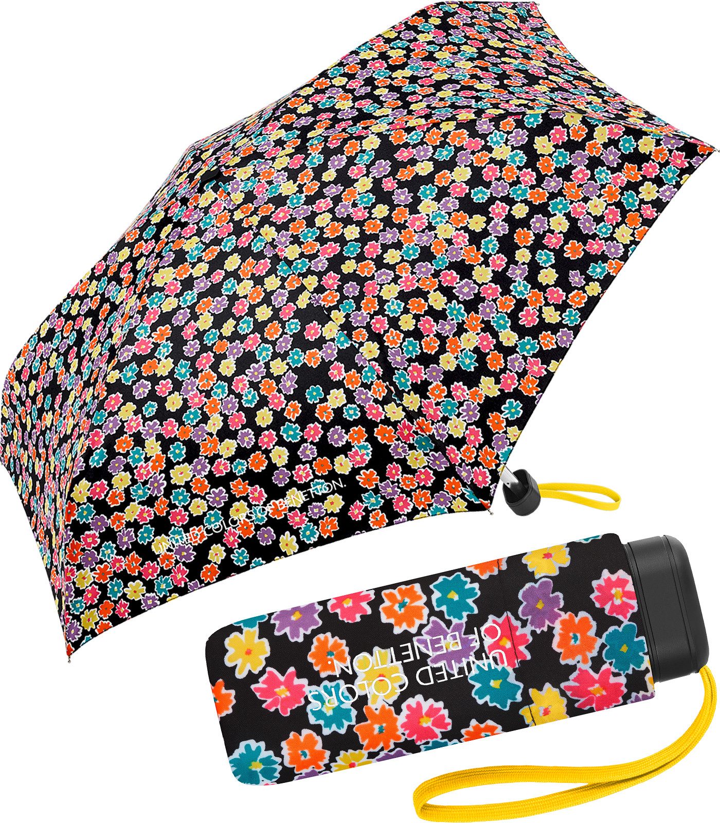 Taschenregenschirm für Damen mit Handöffner Ultra Mini Flat FS 2026
