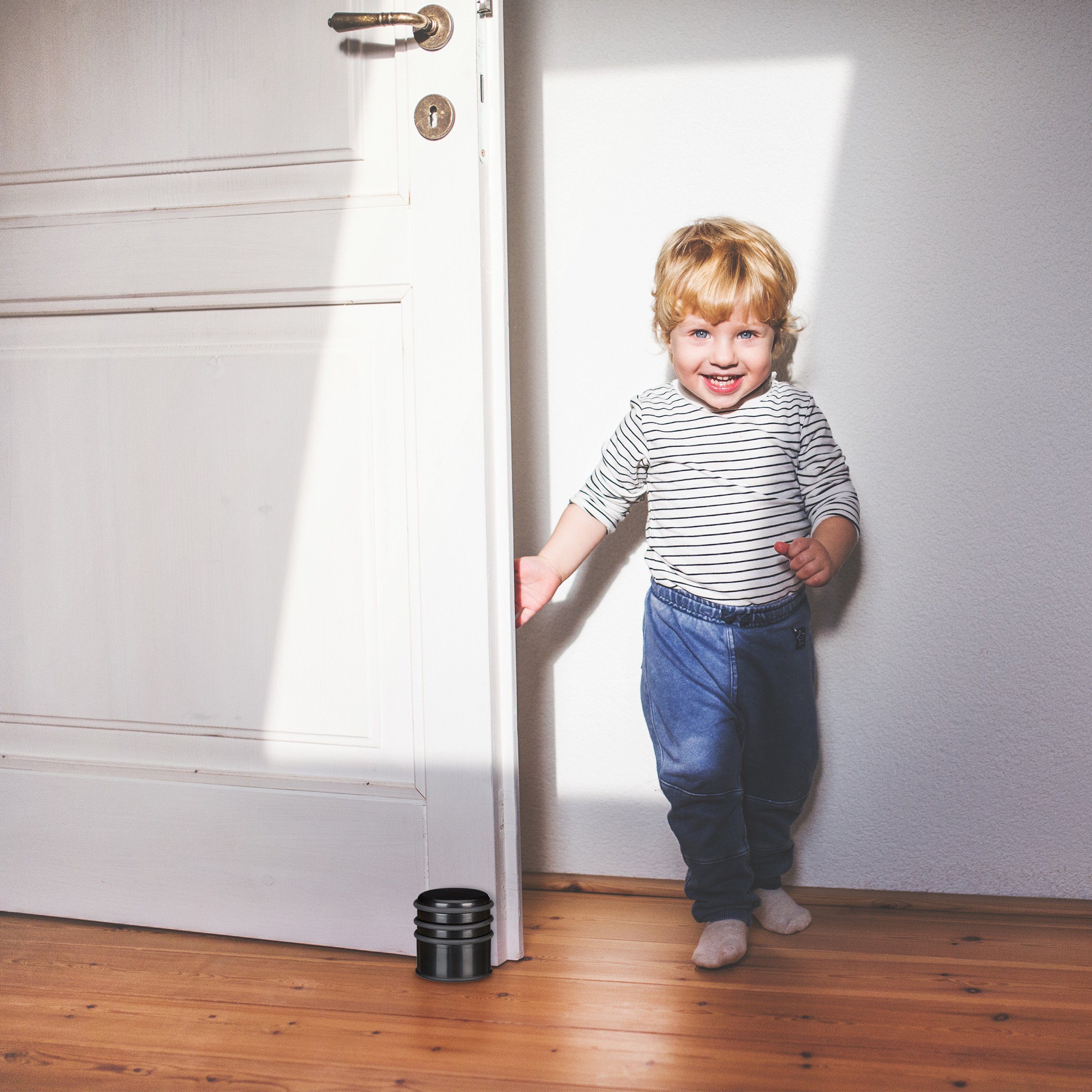 relaxdays Türstopper 2 x Türstopper schwarz günstig online kaufen