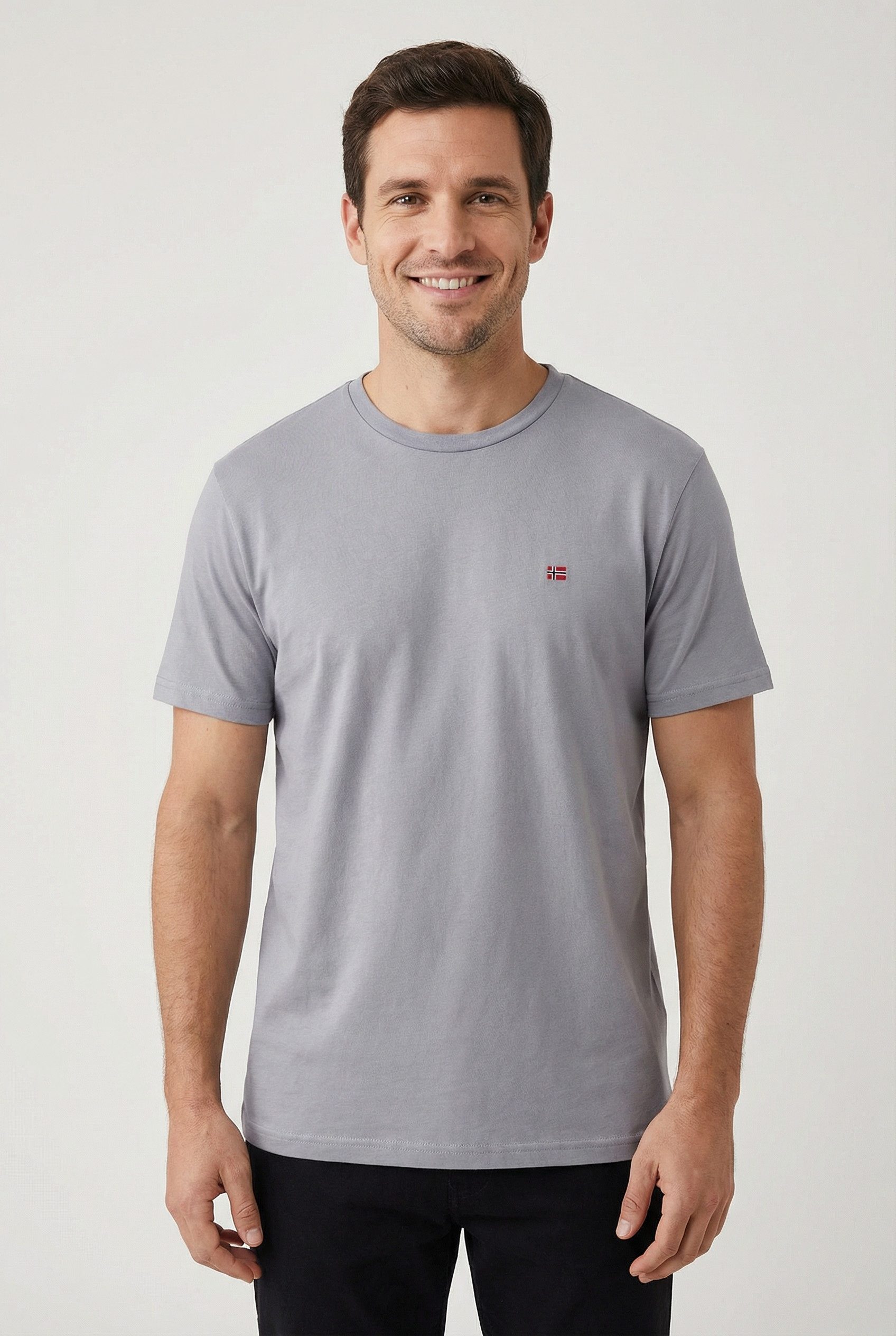 Napapijri T-Shirt SALIS SS SUM SHARK SKIN HCB Kurzarm, für sportliche und s günstig online kaufen