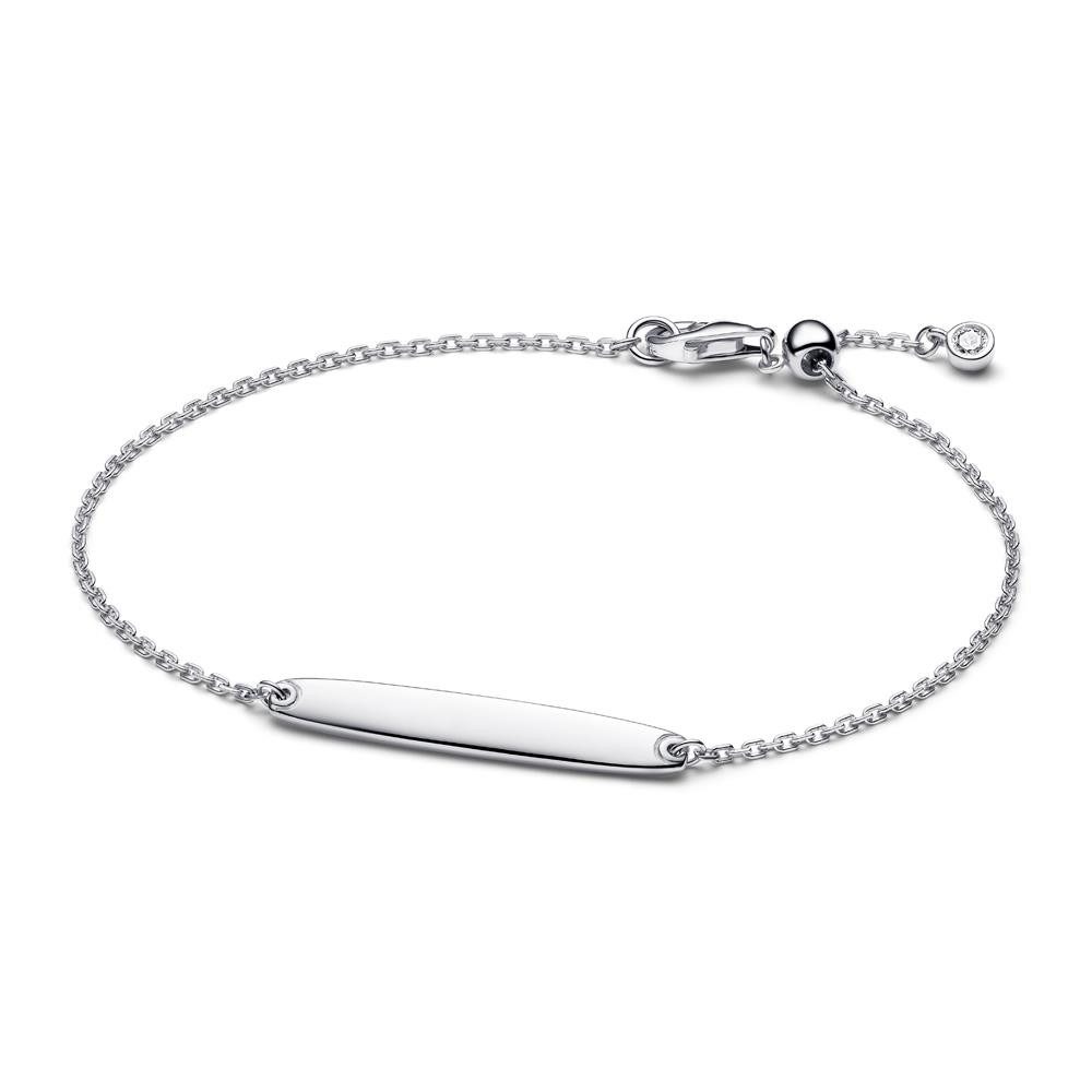 Pandora Armband PANDORA Damen ID-Armband aus 925er Silber, Zirkonia