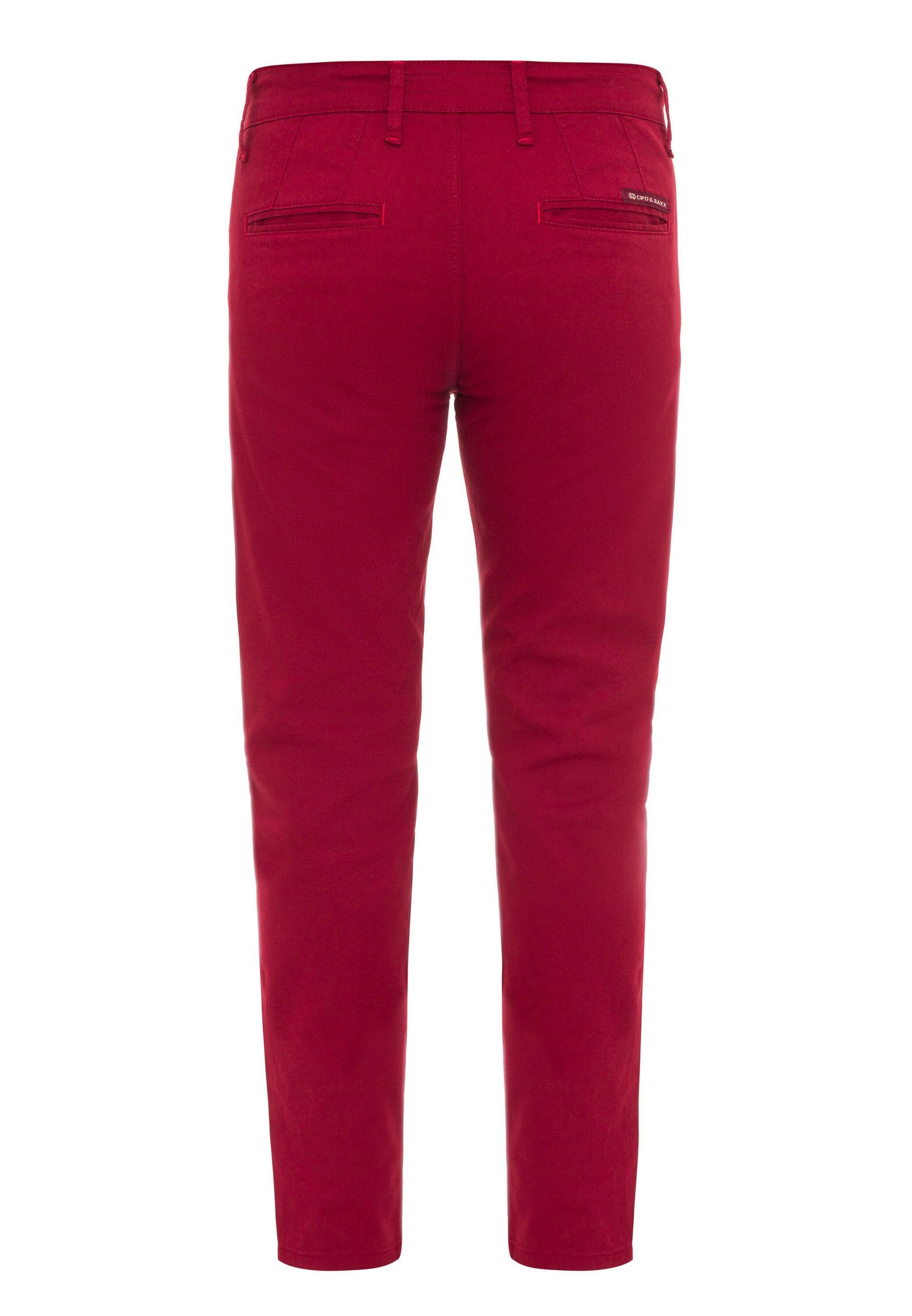Cipo & Baxx Stoffhose Hose im modischen Slim Fit-Schnitt, CD842