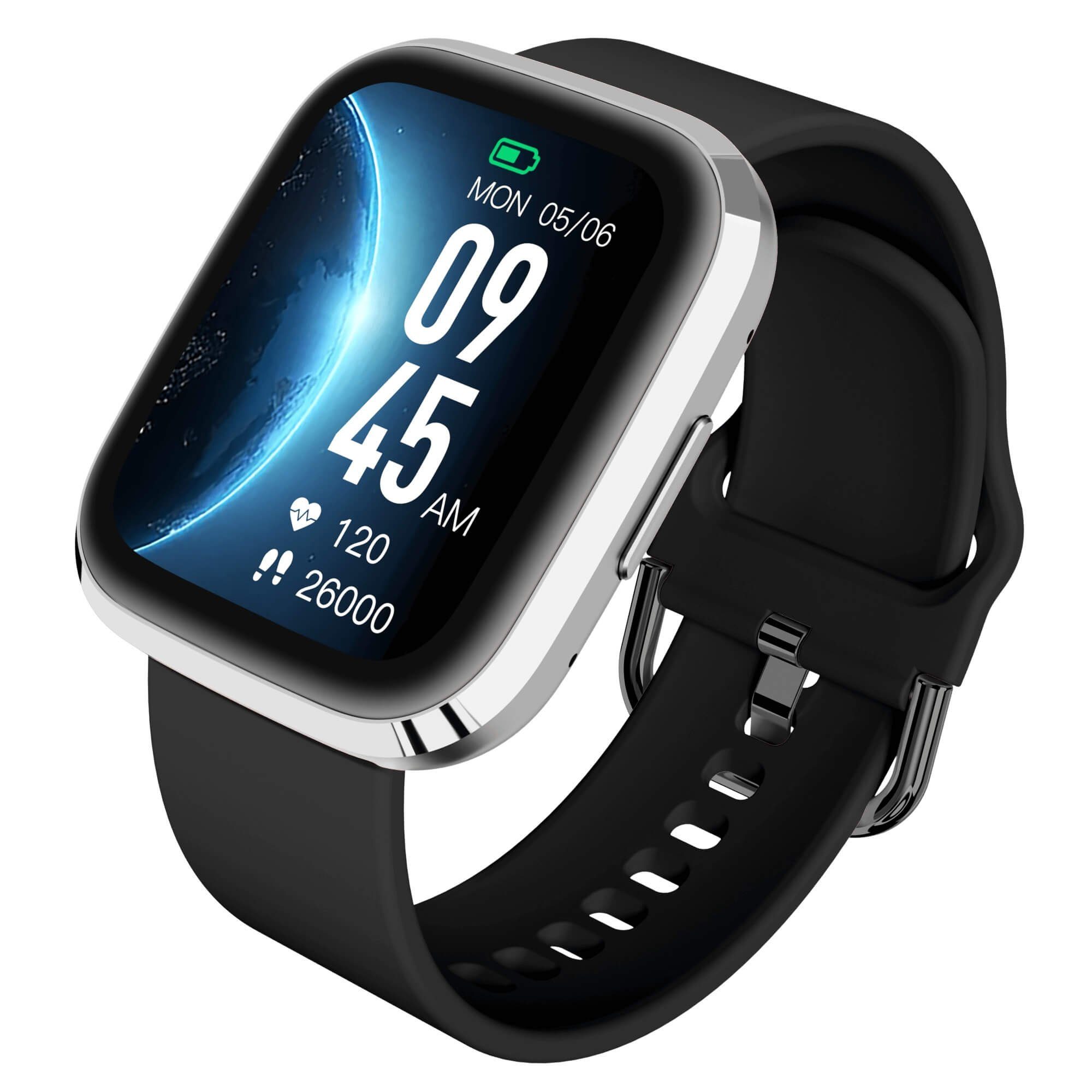 GARETT Smartwatch Style Stahl Touch Display Anruf & SMS IP68 Wasserdicht Smartwatch
