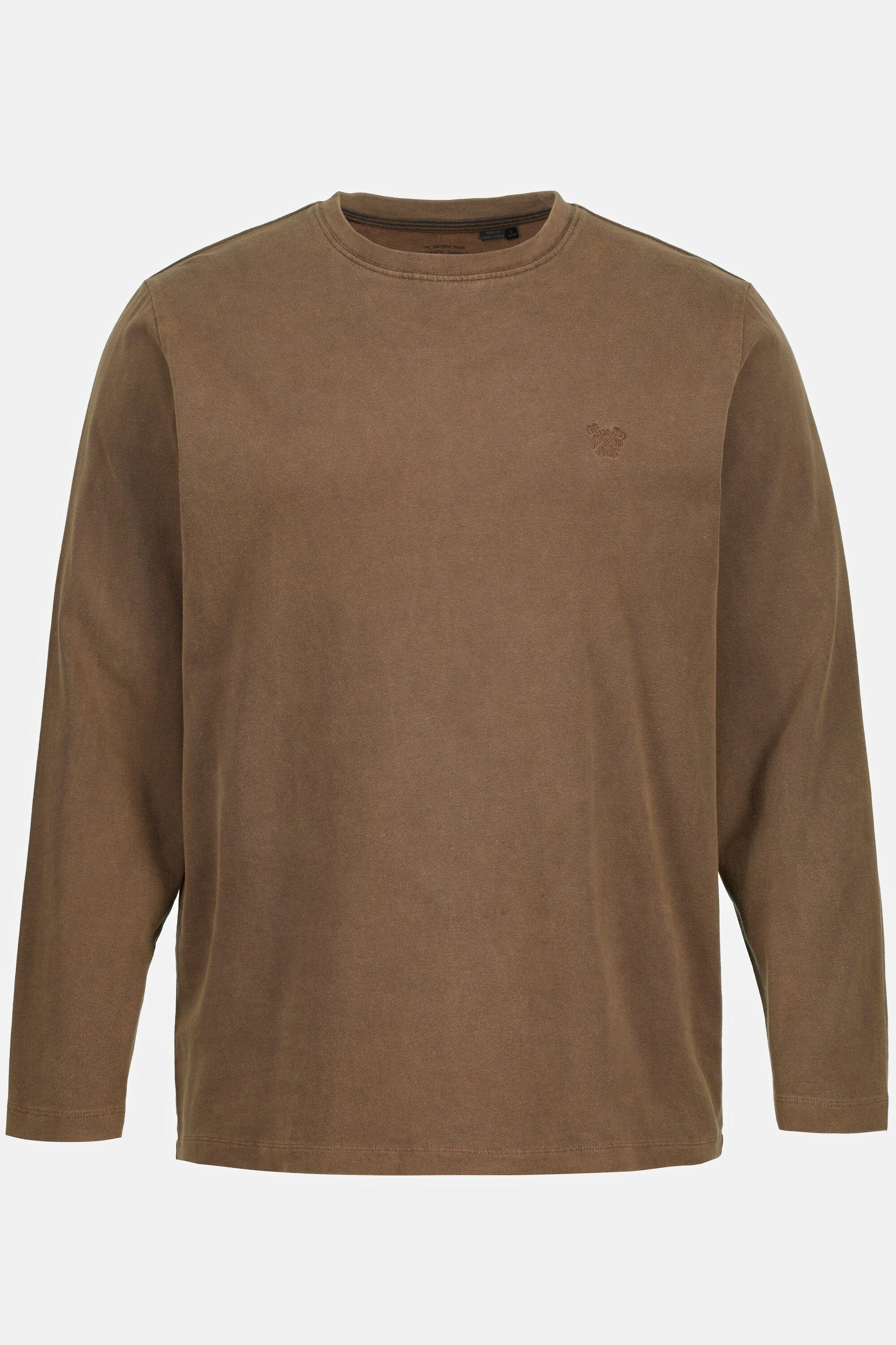 JP1880 heavy Jersey Langarmshirt Rundhals T-Shirt