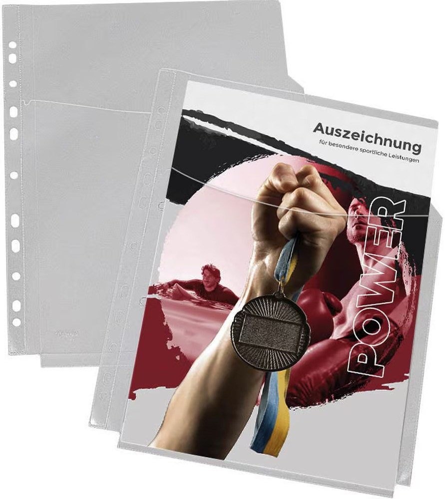 EICHNER Prospekthülle 10 EICHNER Prospekthüllen DIN A4 transparent glatt