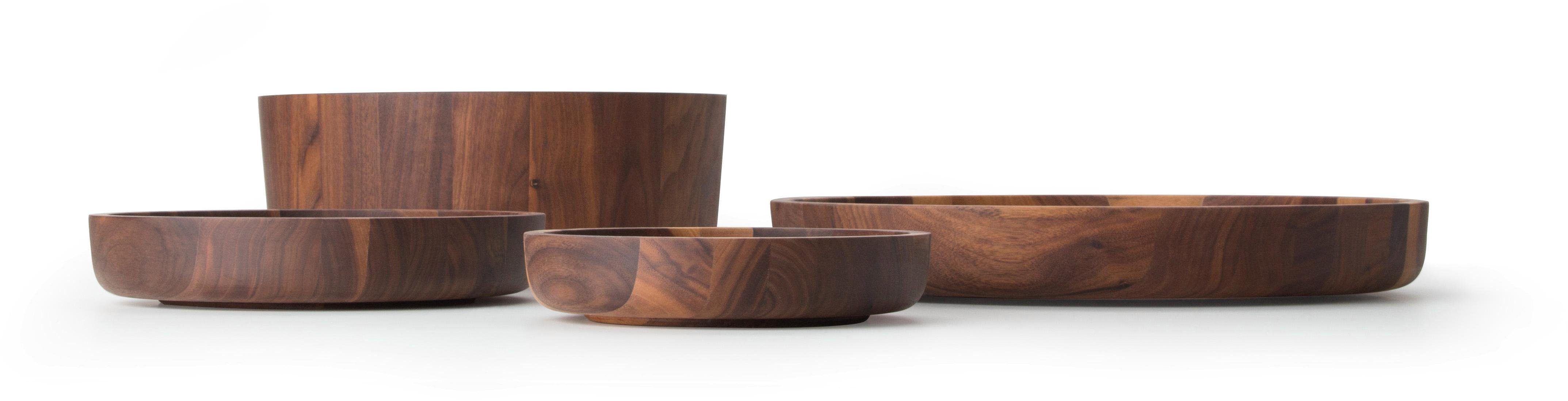 Continenta Schale Walnuss, Holzwerkstoff, (1-tlg), Walnussholz