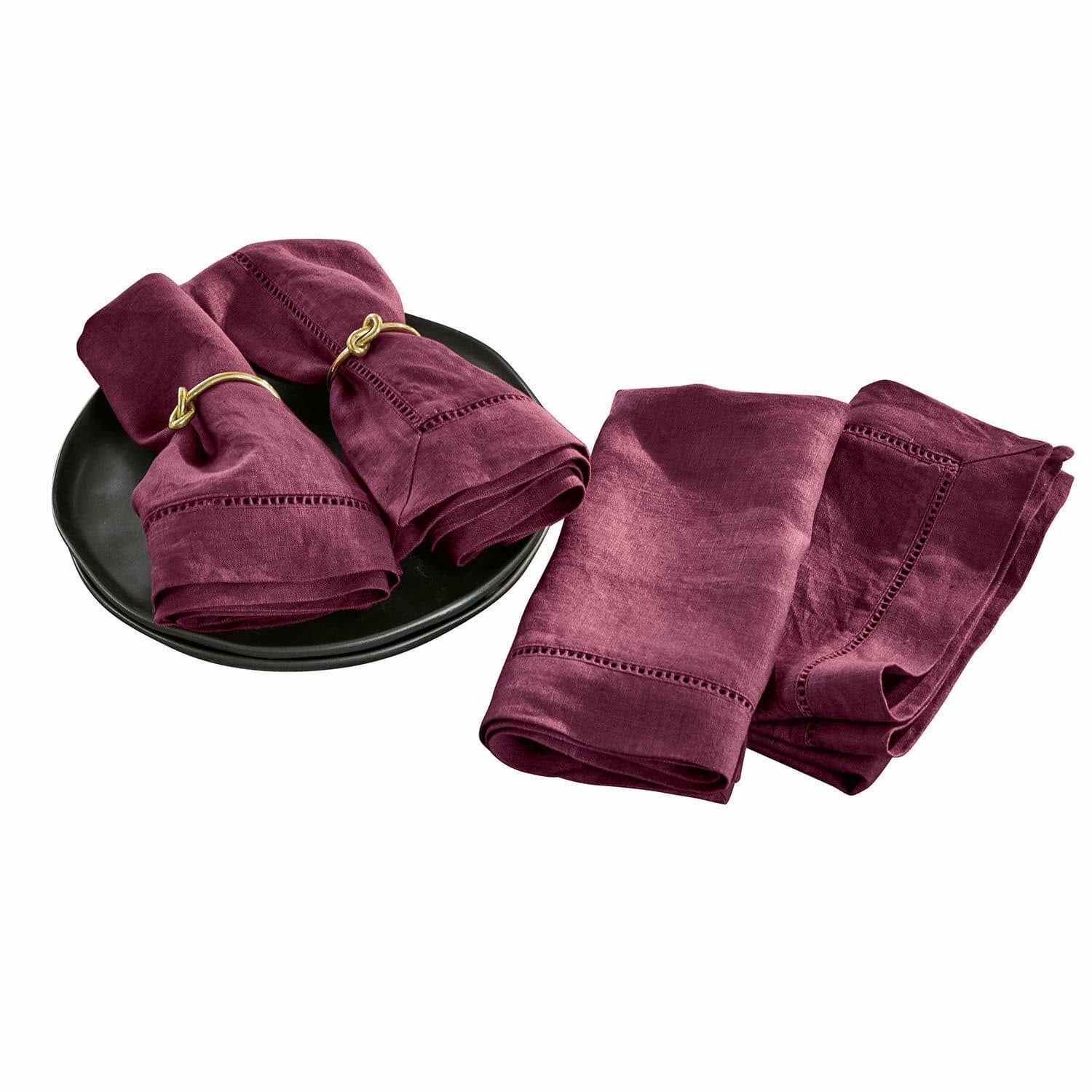 Mirabeau Stoffserviette Serviette 4er Set Covent Garden bordeaux