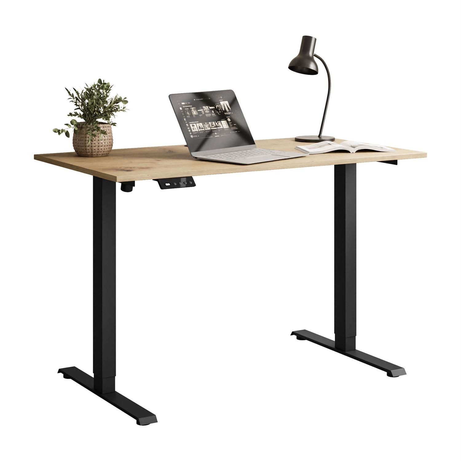 Lookway Schreibtisch Verstellbarer Schreibtisch SPACE mit Metallbeinen, Breite 110 cm