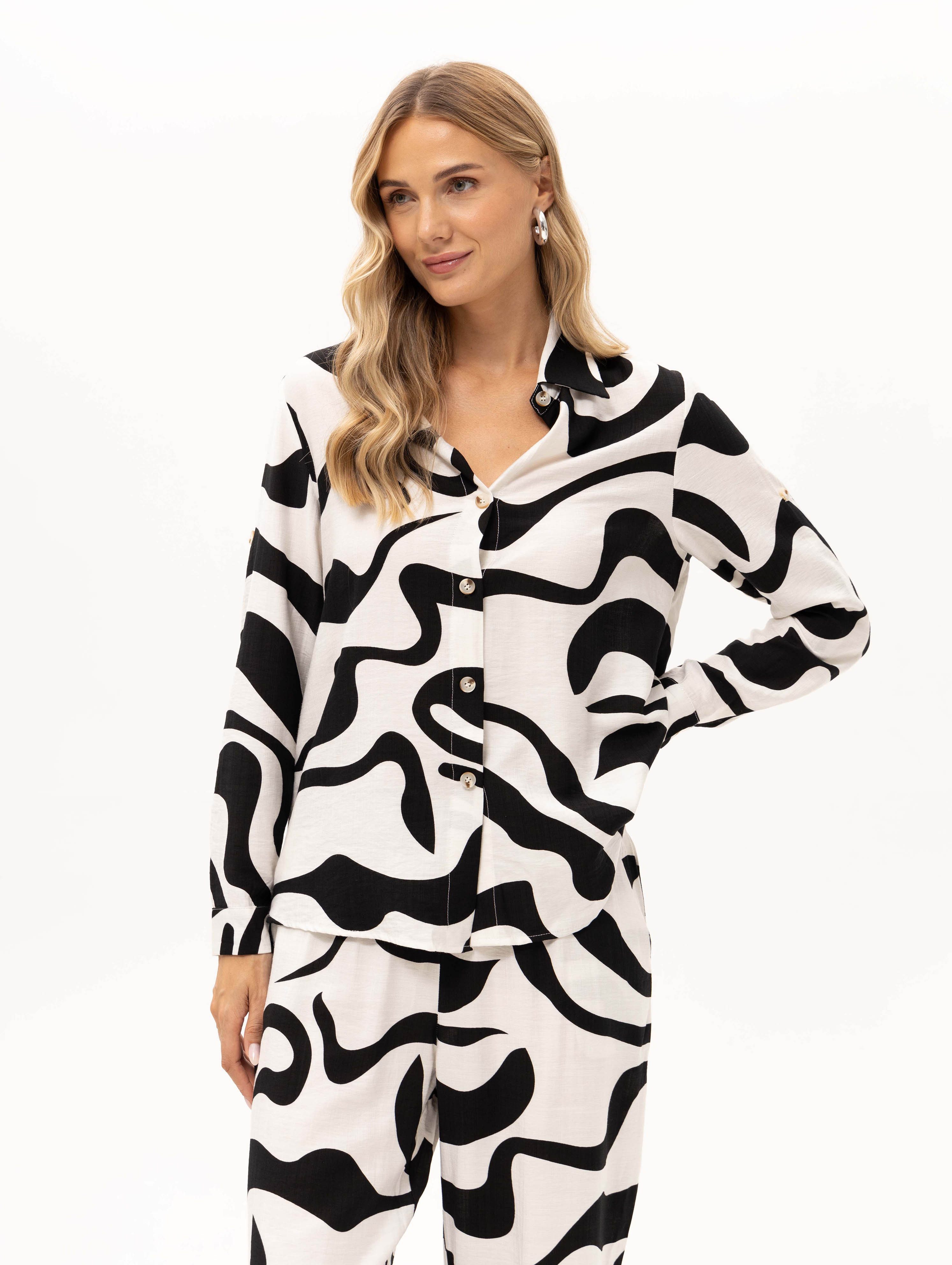 Passioni Anzug zweiteilig im Oversized Look Luftiges Zweiteiliges Set, ideal für den Sommer