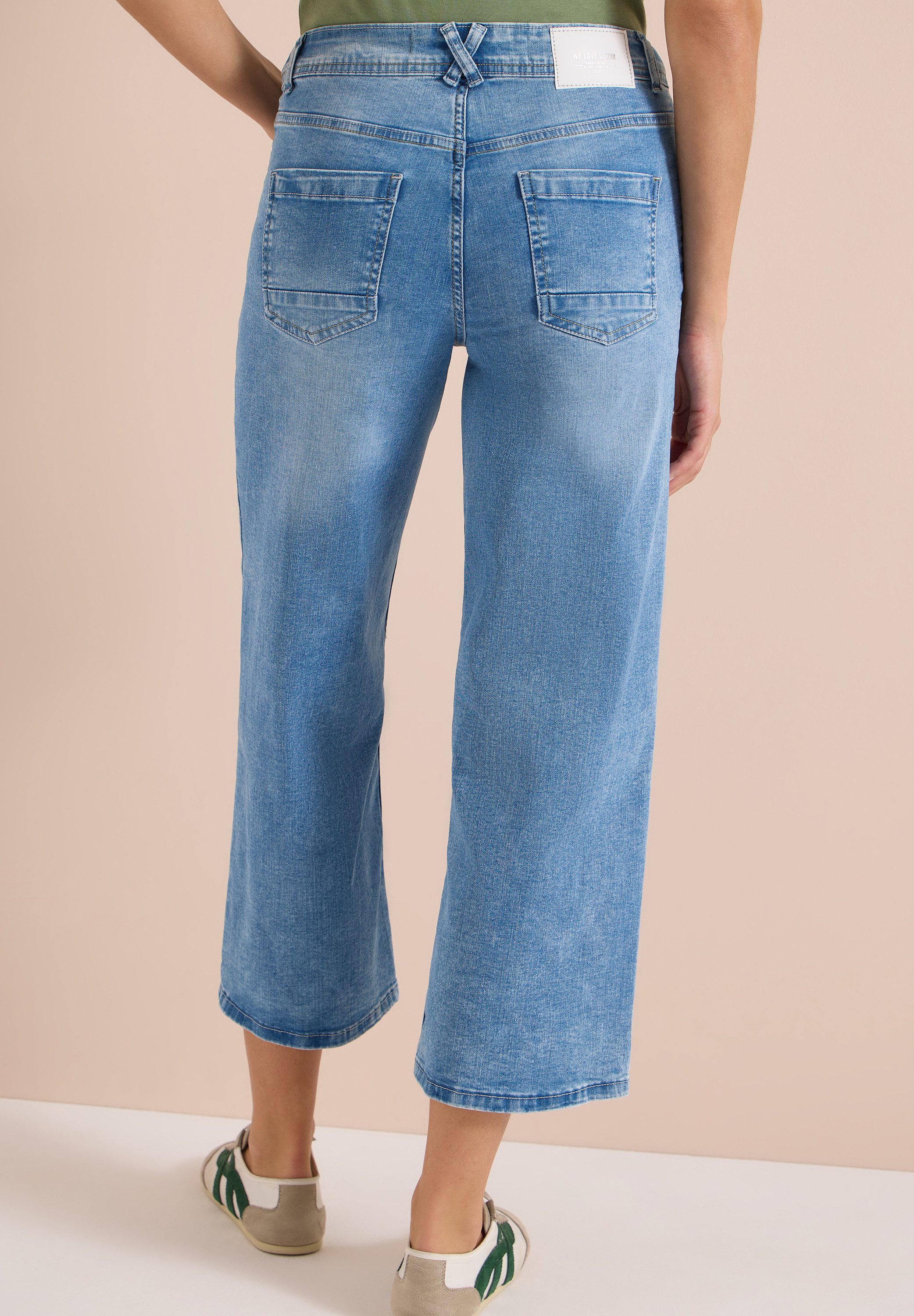 CECIL Weite Jeans Style Toronto im Slim Fit und mit Stretch