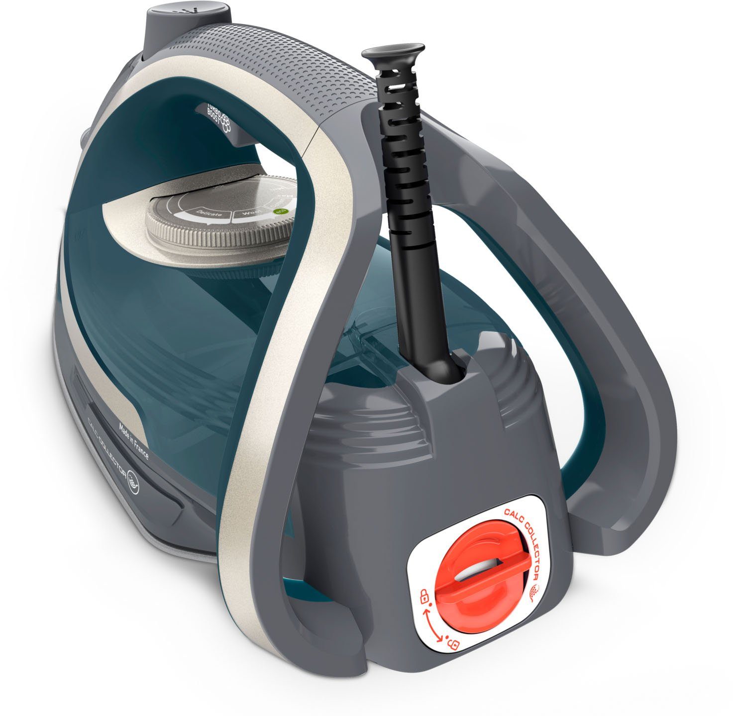 Tefal Dampfbügeleisen Ultragliss Plus FV6842, 2800 W, abnehmbarer Kalk-Kollektor, 2800 W, 50 g/Minute kontinuierliche Dampfabgabe, 260 g/Minute Dampfstoß – Bild 4 von 5