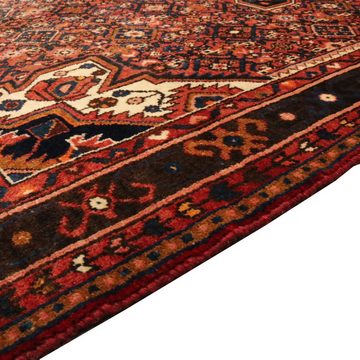 Orientteppich Hosseinabad 156x219 Handgeknüpfter Orientteppich / Perserteppich, Nain Trading, rechteckig, Höhe: 12 mm