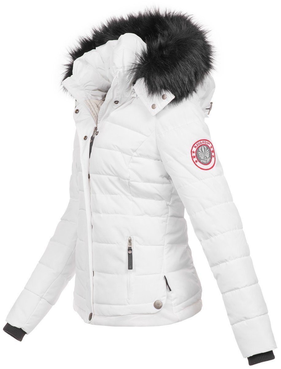 Navahoo Steppjacke Chloe hochwertige Winterjacke mit abnehmbarer Kapuze günstig online kaufen