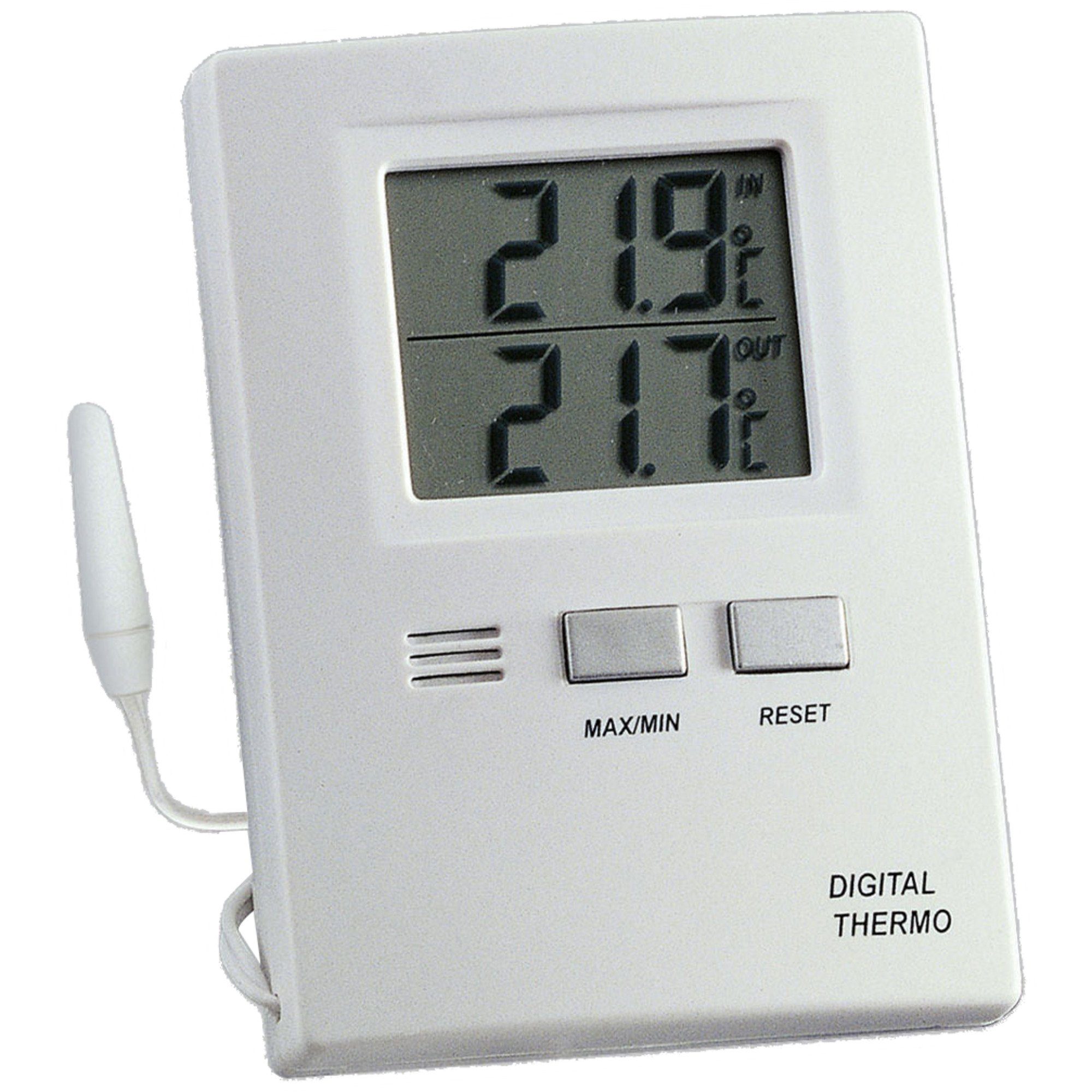Tfa Fieberthermometer Digitales Innen-Außen-Thermometer 30.1012