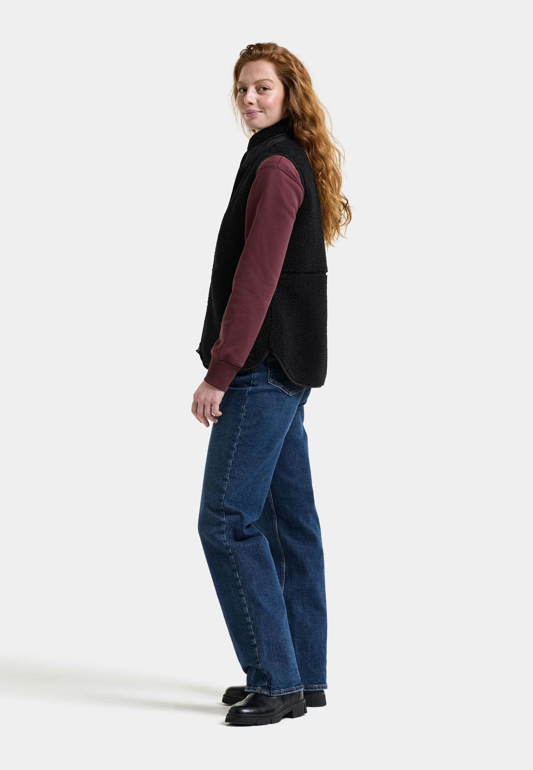 Didriksons Fleeceweste Damen Pile Teddy SIV mit Taschen – Bild 3 von 5
