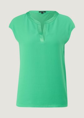 Comma Shirttop T-Shirt mit Tunika-Ausschnitt