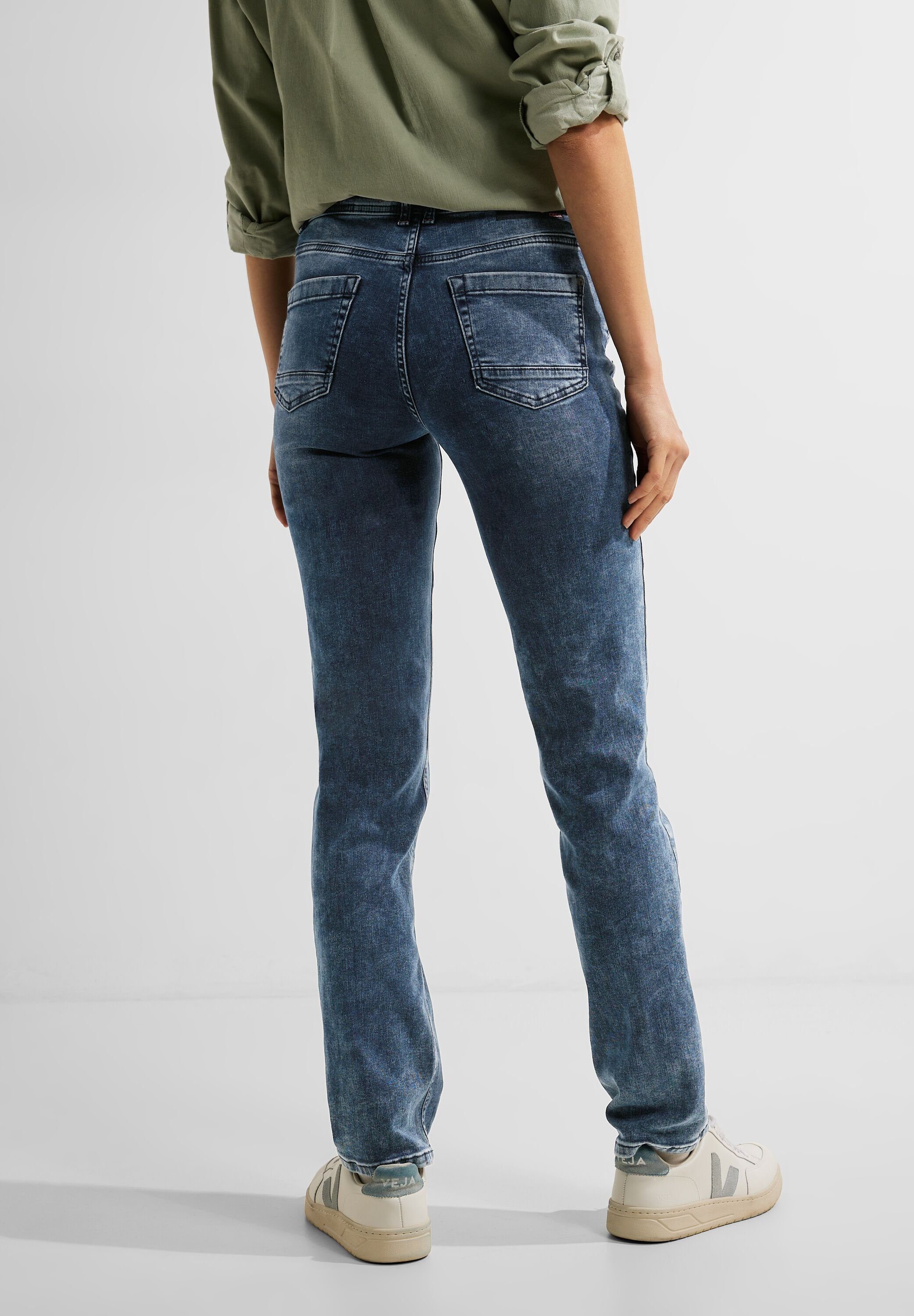 Waist Slim-fit-Jeans Cecil High