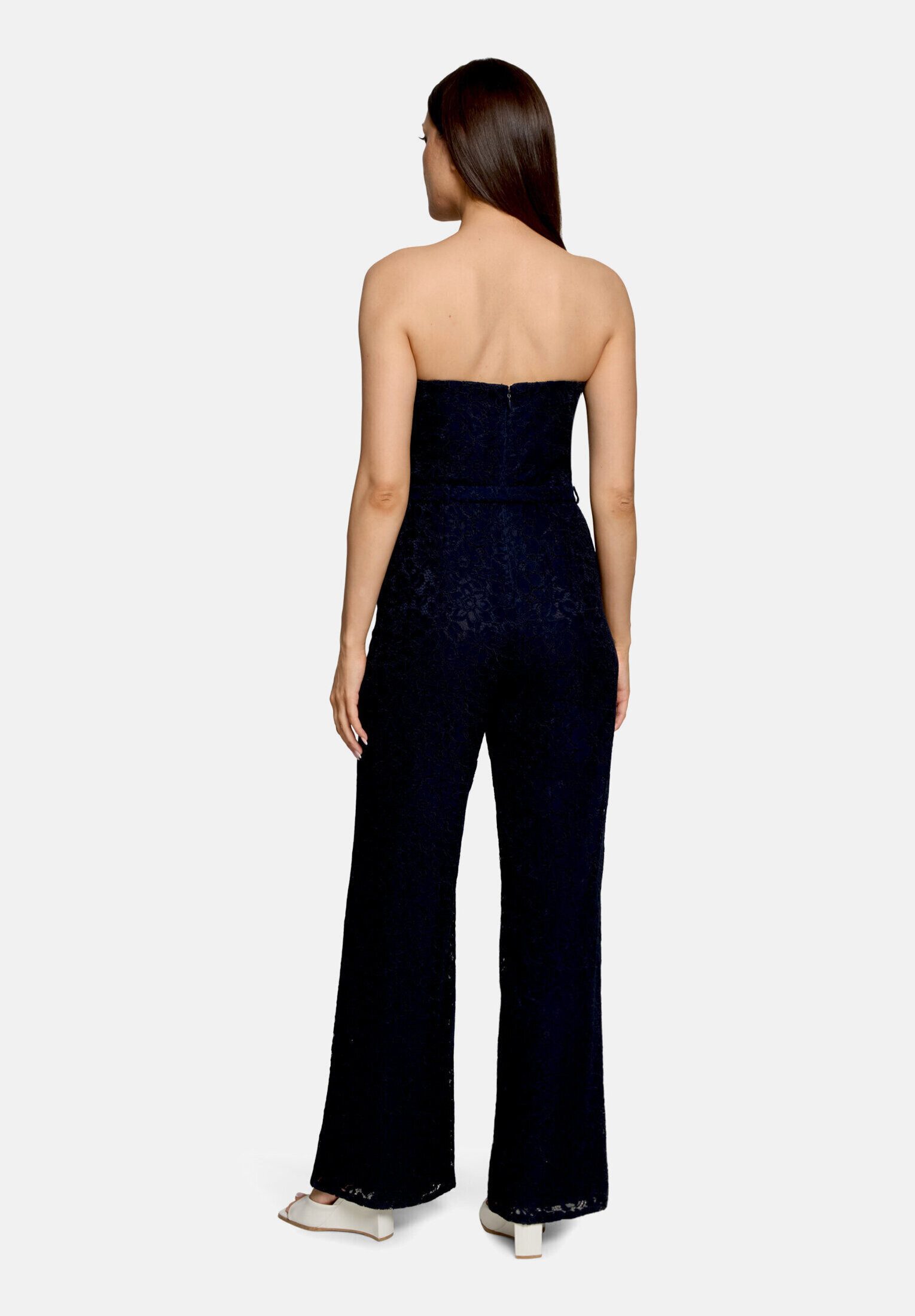 Vera Mont Overall Damen mit Spitze (1-tlg) Gürtel