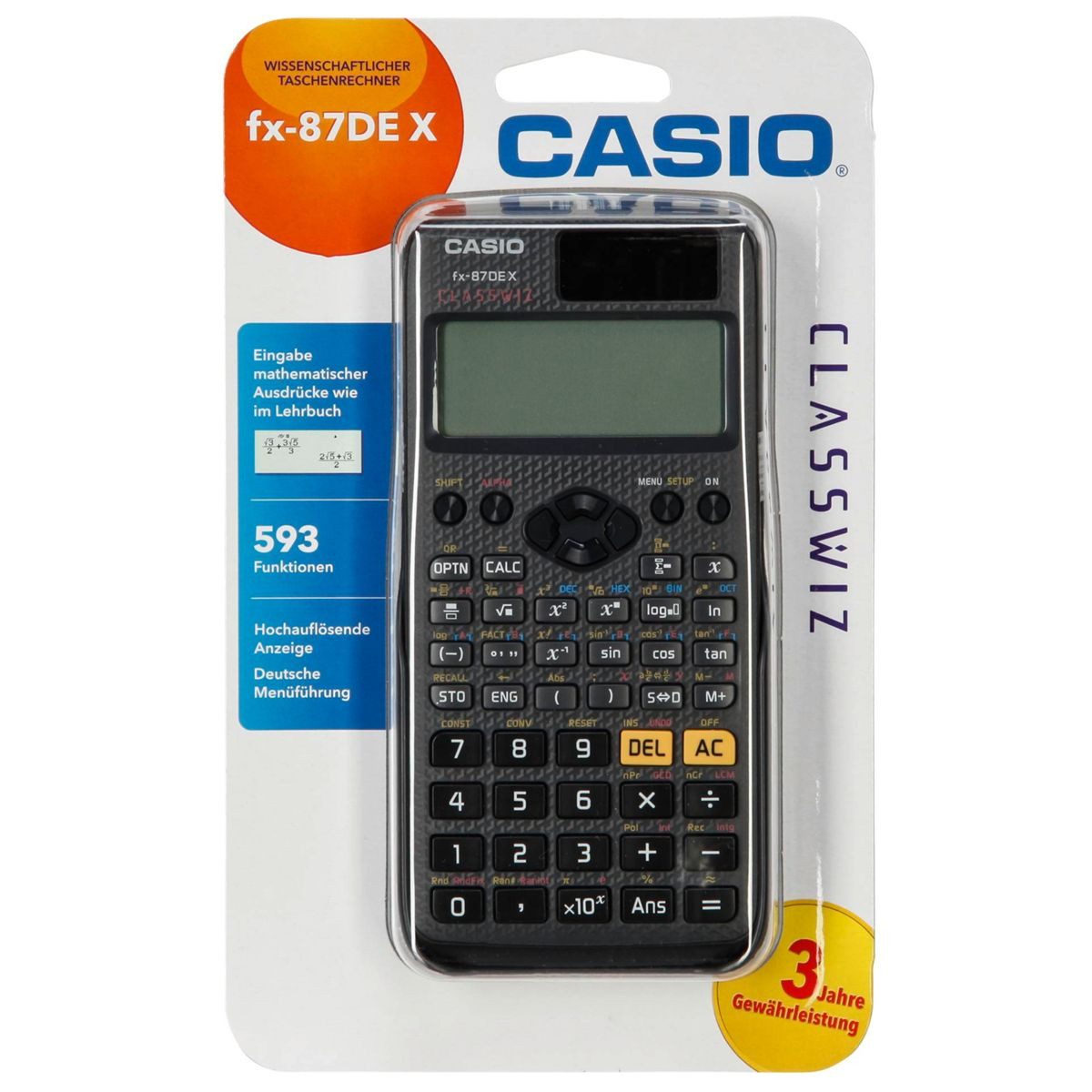 CASIO Taschenrechner FX-87DE X