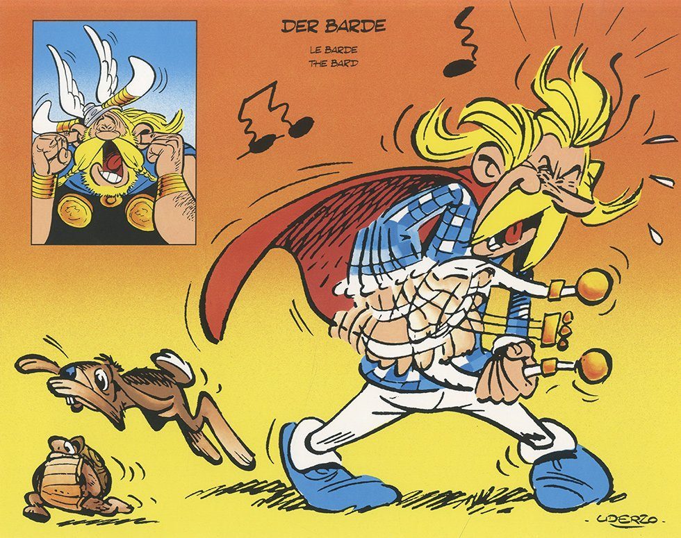 Für Seinen Gesang Gefürchteter Barde Asterix