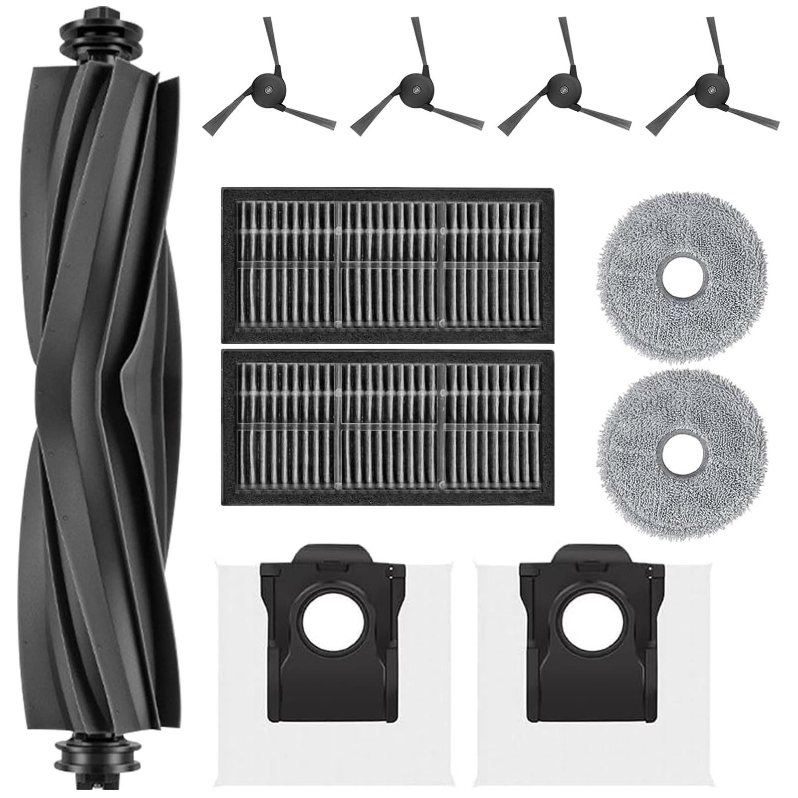 VERCO Reinigungsbürsten-Set Reinigungskit für Dreame, X40 Ultra Complete, (11-tlg), Ersatz Teile Set Wartungskit Filter Seitenbürste Zubehör Bürste