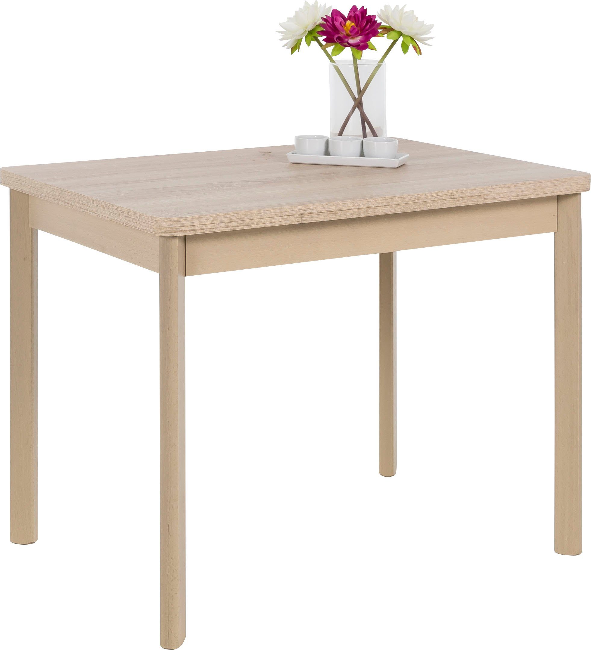 HELA Esstisch Bremen II T P, ausziehbar 90-142 cm Sonoma Eiche | Sonoma Eiche | Sonoma Eiche | Esstische